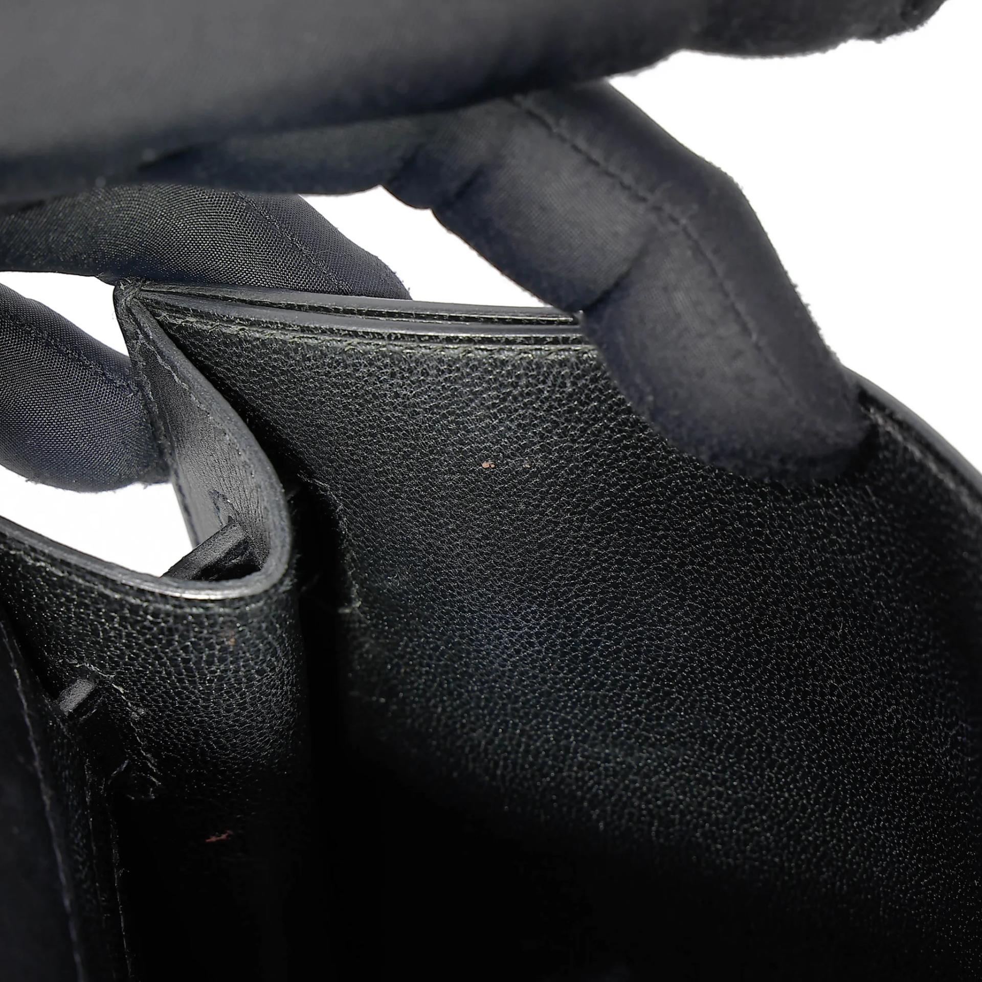 中古AB HERMÈS 爱马仕 Kelly depeches 25 公文包 89 黑色 Noir (Black) Evergrain皮 金扣 Y刻 2020年 - 37