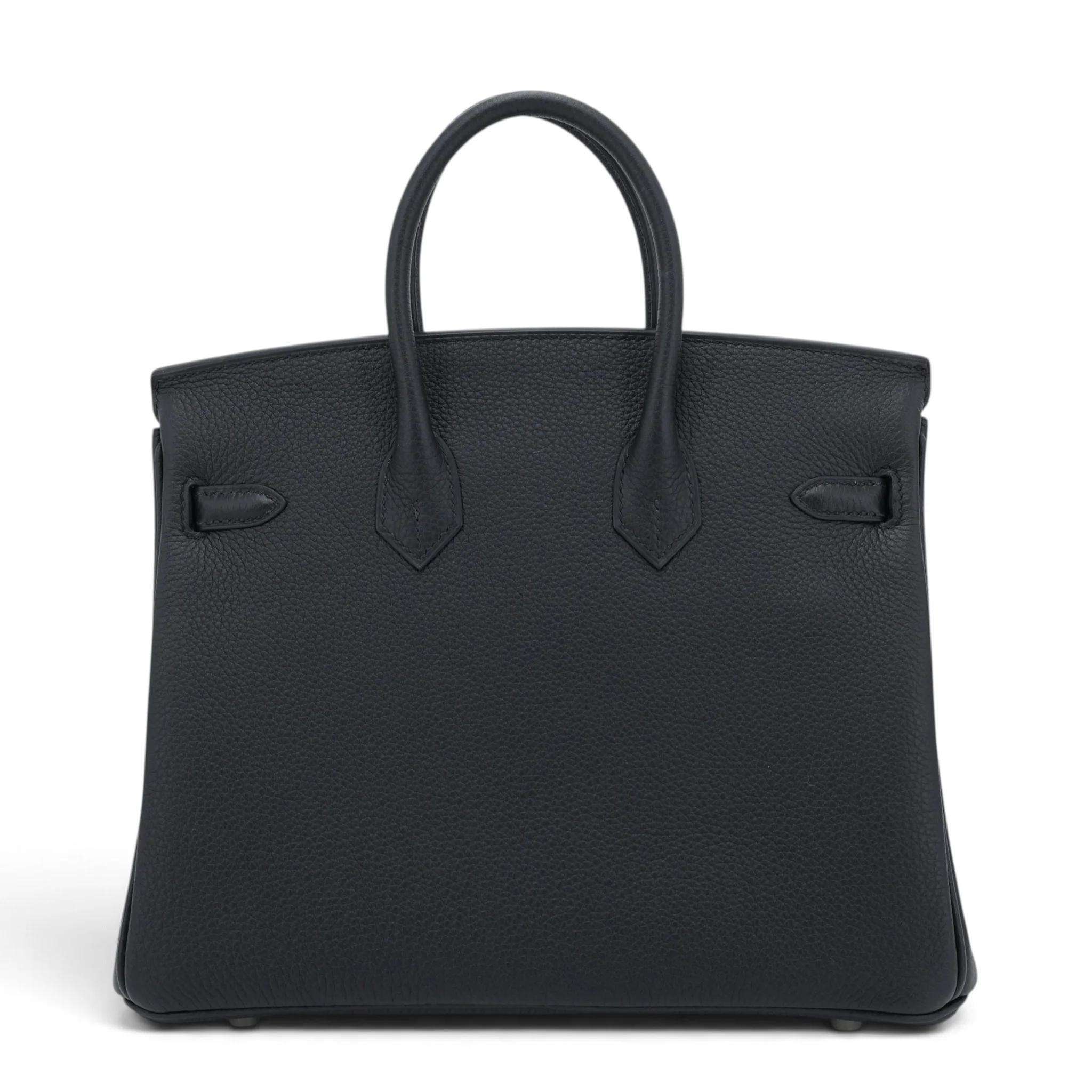 全新 HERMÈS 愛馬仕 Birkin 25 89 黑色 Noir (Black) Togo小牛皮 銀扣 G刻 2026年 - 2