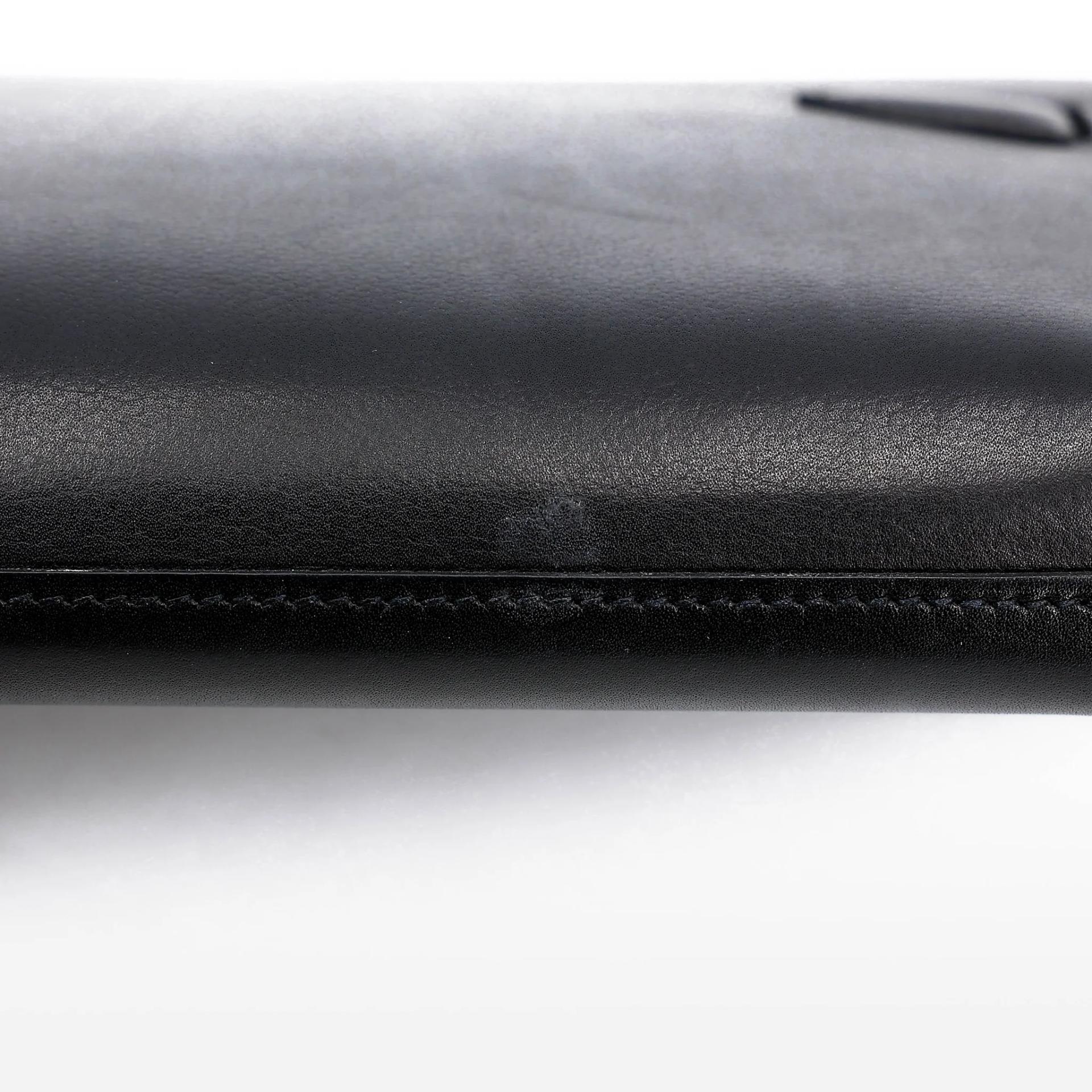 中古AB HERMÈS 爱马仕 Kelly depeches 25 公文包 89 黑色 Noir (Black) Evergrain皮 金扣 Y刻 2020年 - 8
