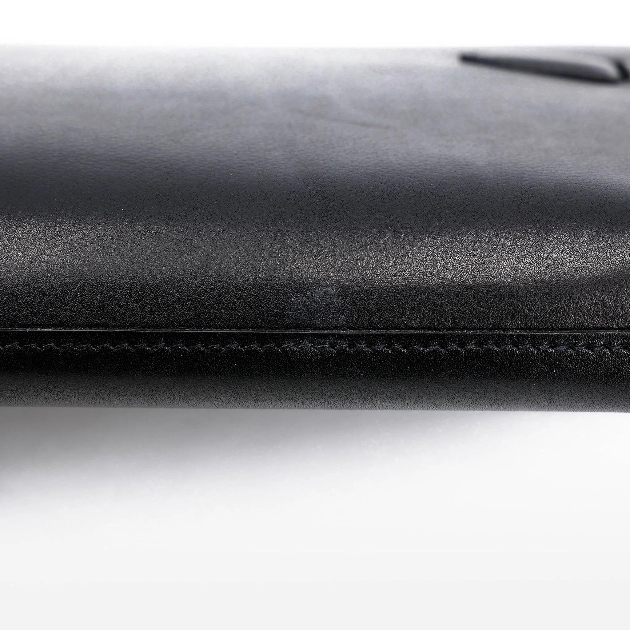 中古AB HERMÈS 愛馬仕 Kelly depeches 25 公文包 89 黑色 Noir (Black) Evergrain皮 金扣 Y刻 2020年 - 8