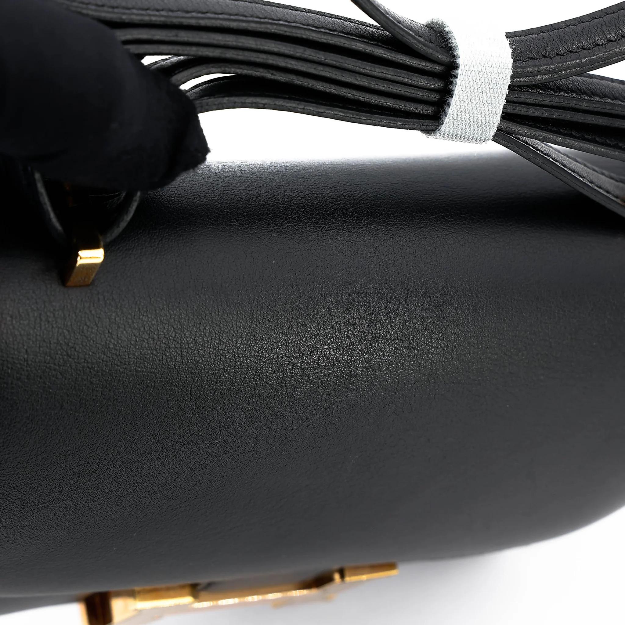 A美品 HERMÈS 愛馬仕 Constance 康康 Mini 19 89 黑色 Noir (Black) Swift牛皮 金扣 A刻 2017年 - 12