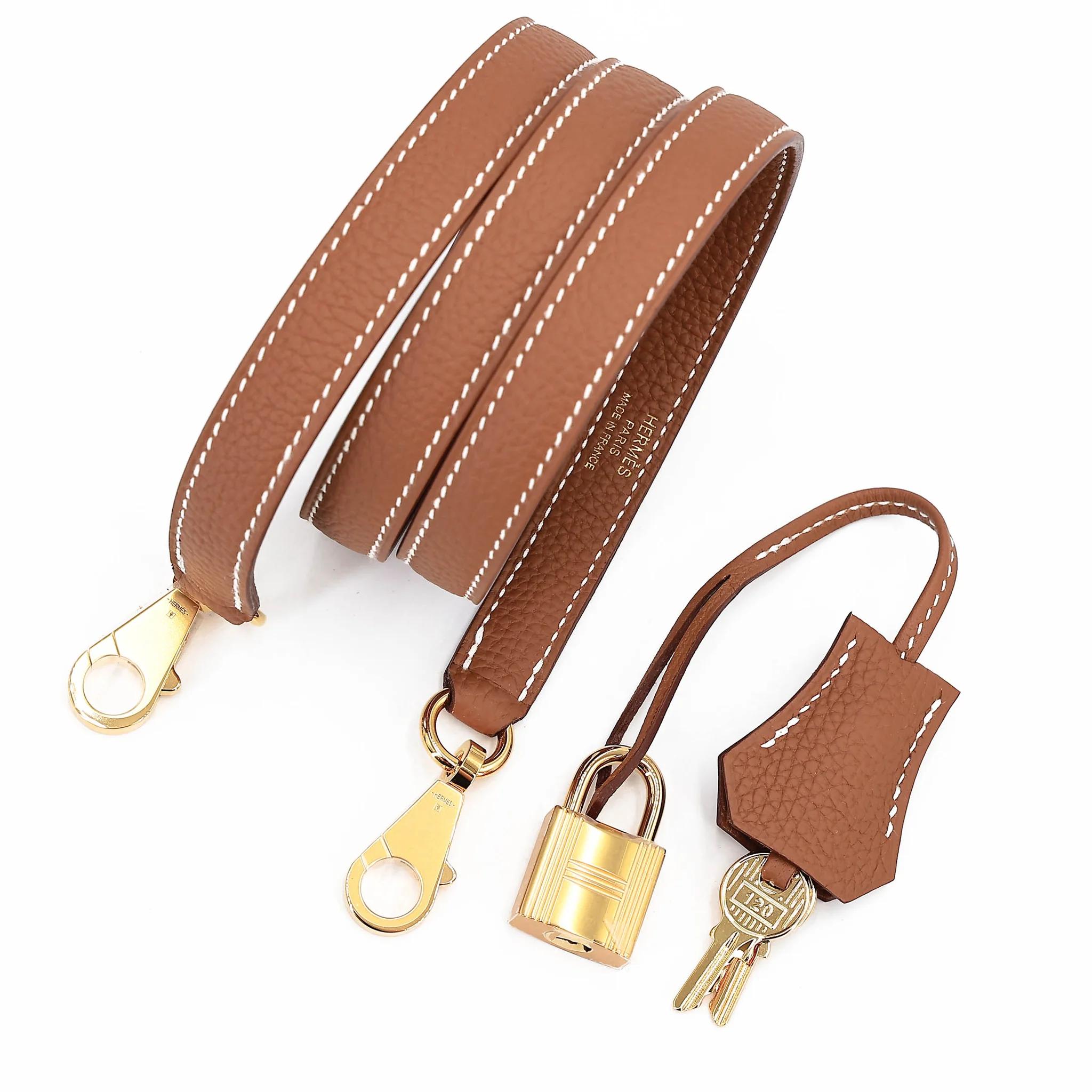 SA超美品 HERMÈS 愛馬仕 Kelly 25 37 金棕色 Gold Togo小牛皮 金扣 W刻 2024年 - 20