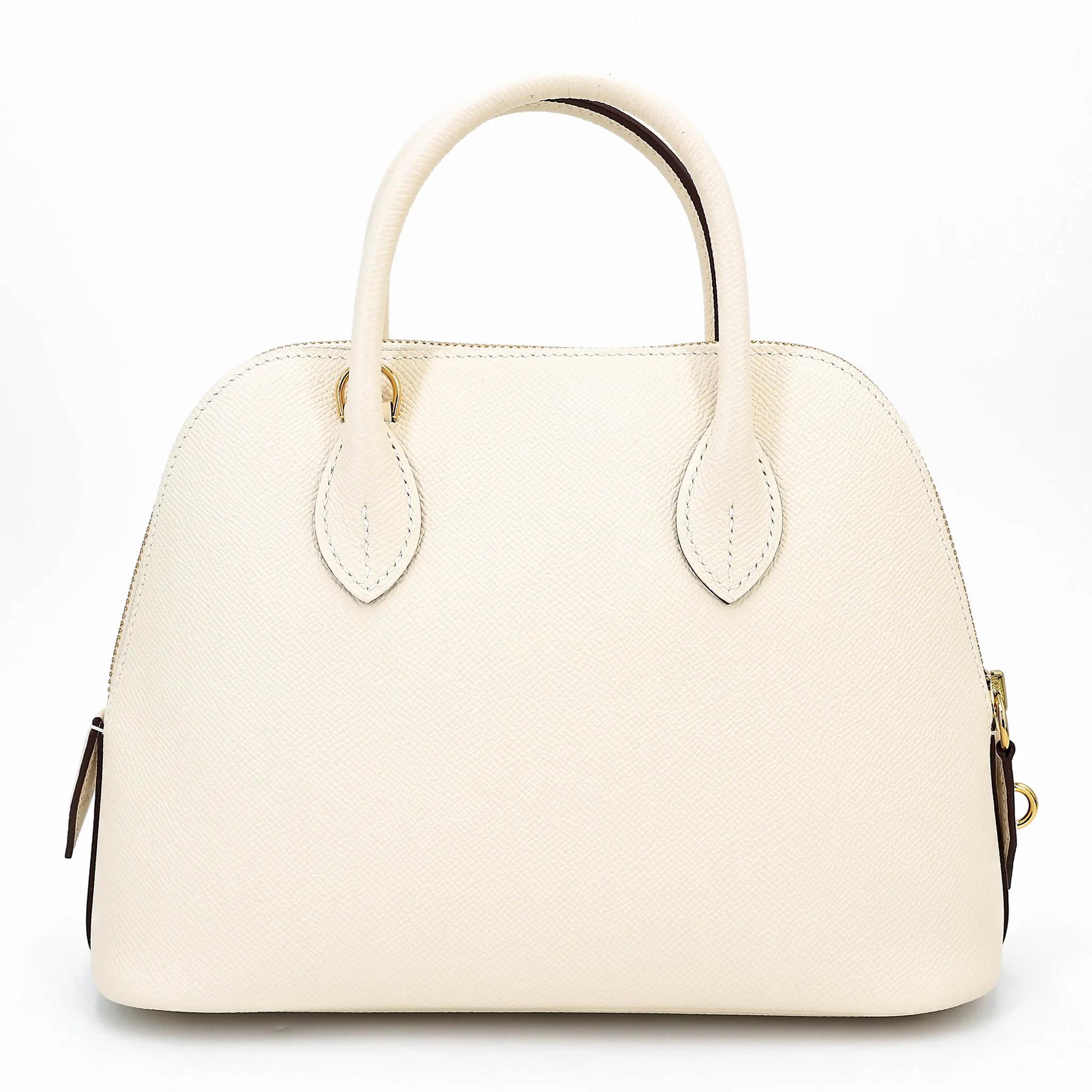 SA超美品 HERMÈS 愛馬仕 Bolide 25 I2 奶油白 Nata Epsom牛皮 金扣 B刻 2023年 - 2