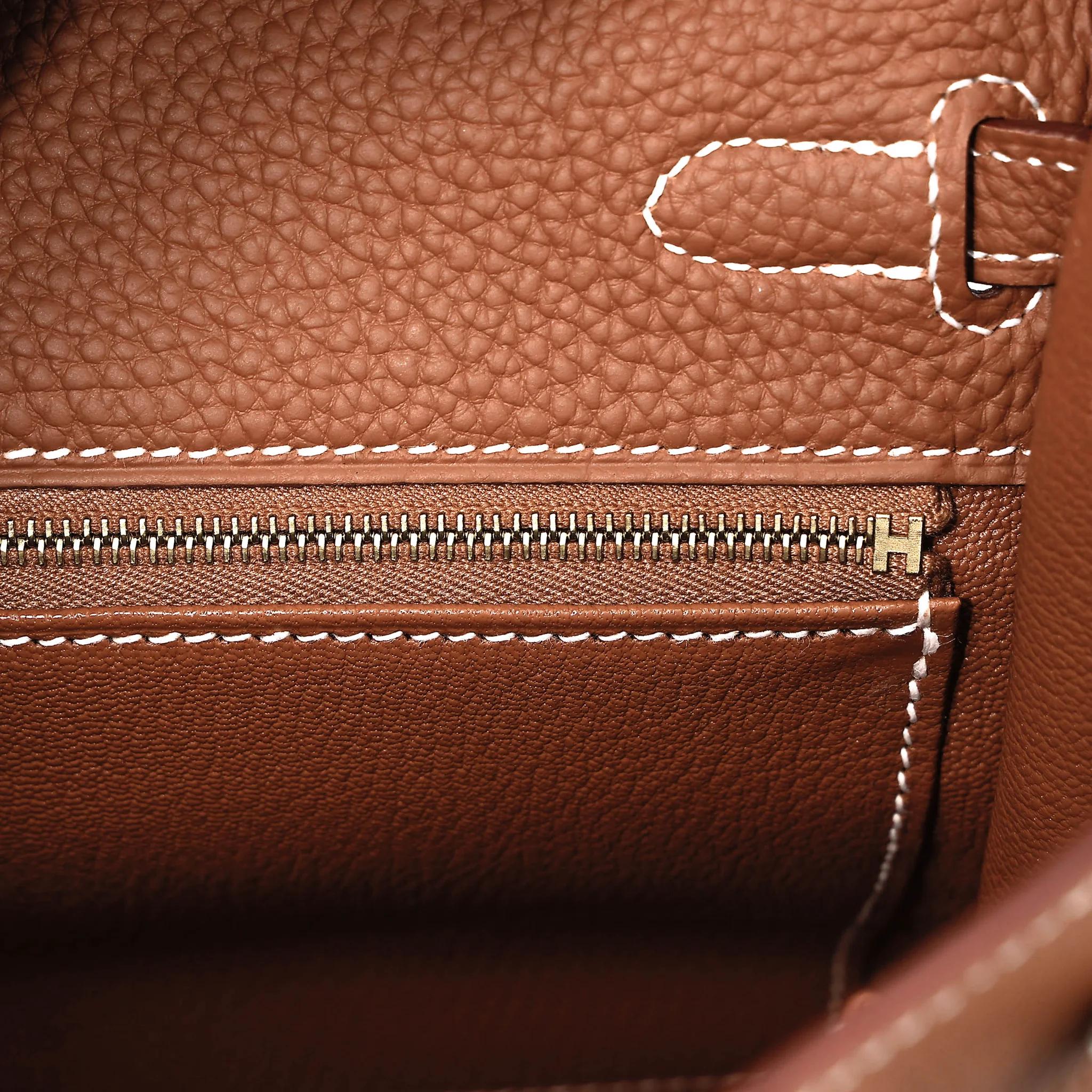 SA超美品 HERMÈS 愛馬仕 Kelly 25 37 金棕色 Gold Togo小牛皮 金扣 W刻 2024年 - 15