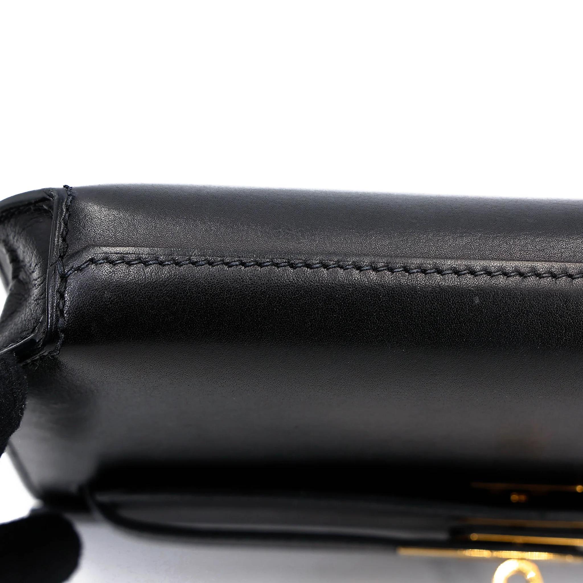 中古AB HERMÈS 愛馬仕 Kelly depeches 25 公文包 89 黑色 Noir (Black) Evergrain皮 金扣 Y刻 2020年 - 9