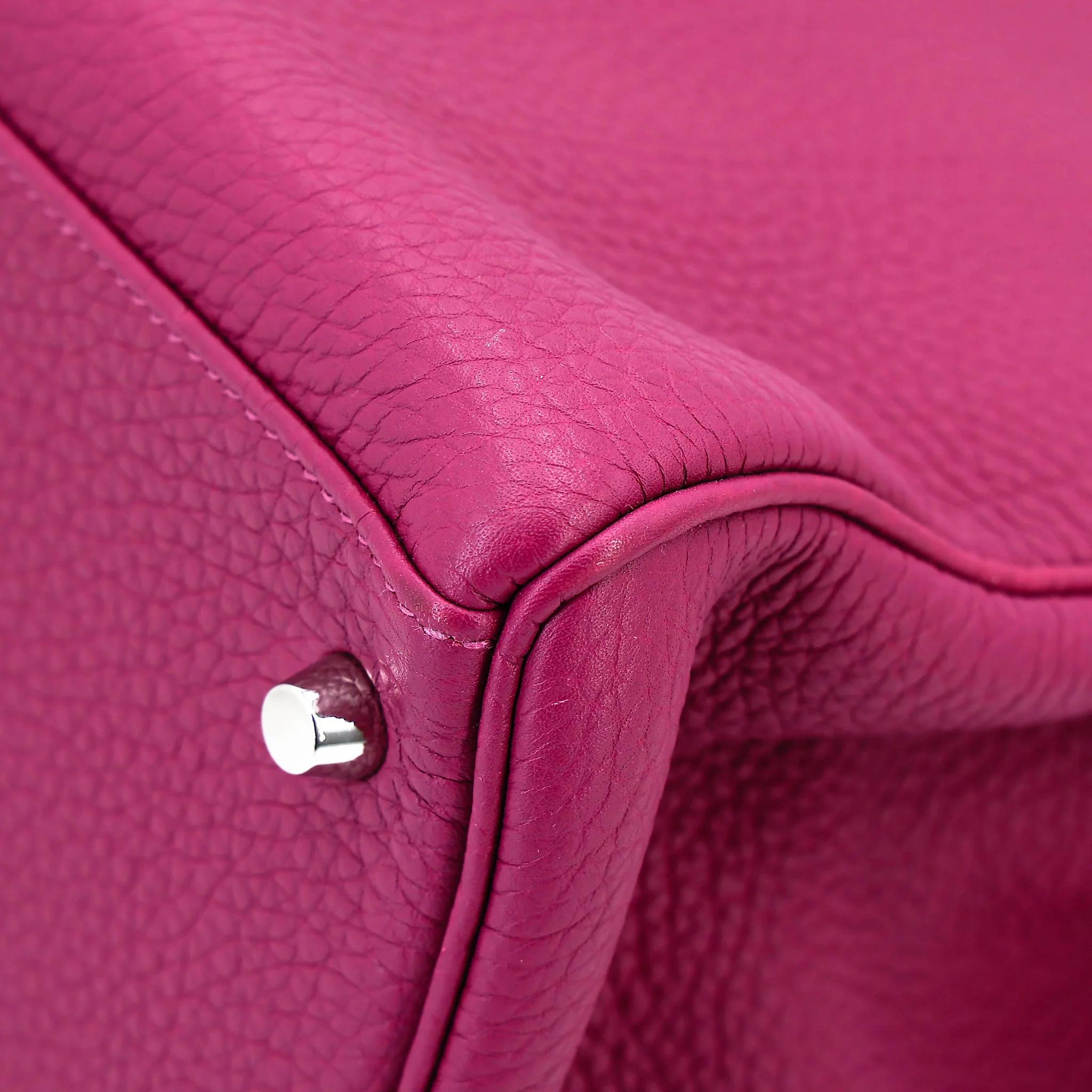 A美品 HERMÈS 愛馬仕 Kelly 40 K5 托斯卡紫 Tosca Togo小牛皮 銀扣 □P刻 2012年 - 10
