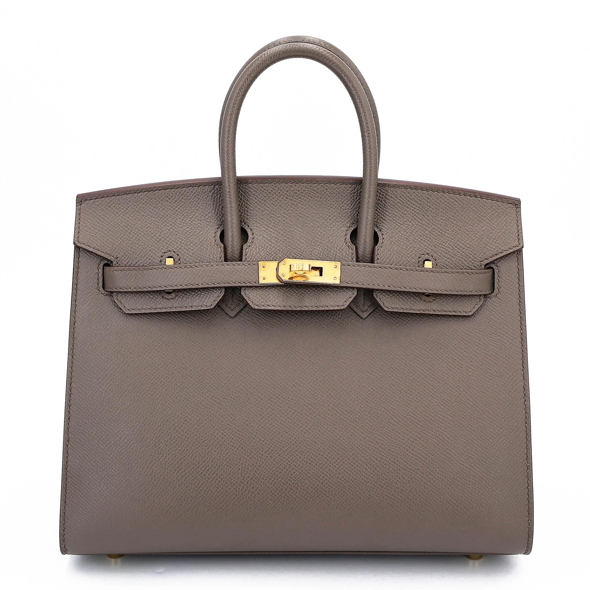 Birkin 25 Sellier Etain (8F)