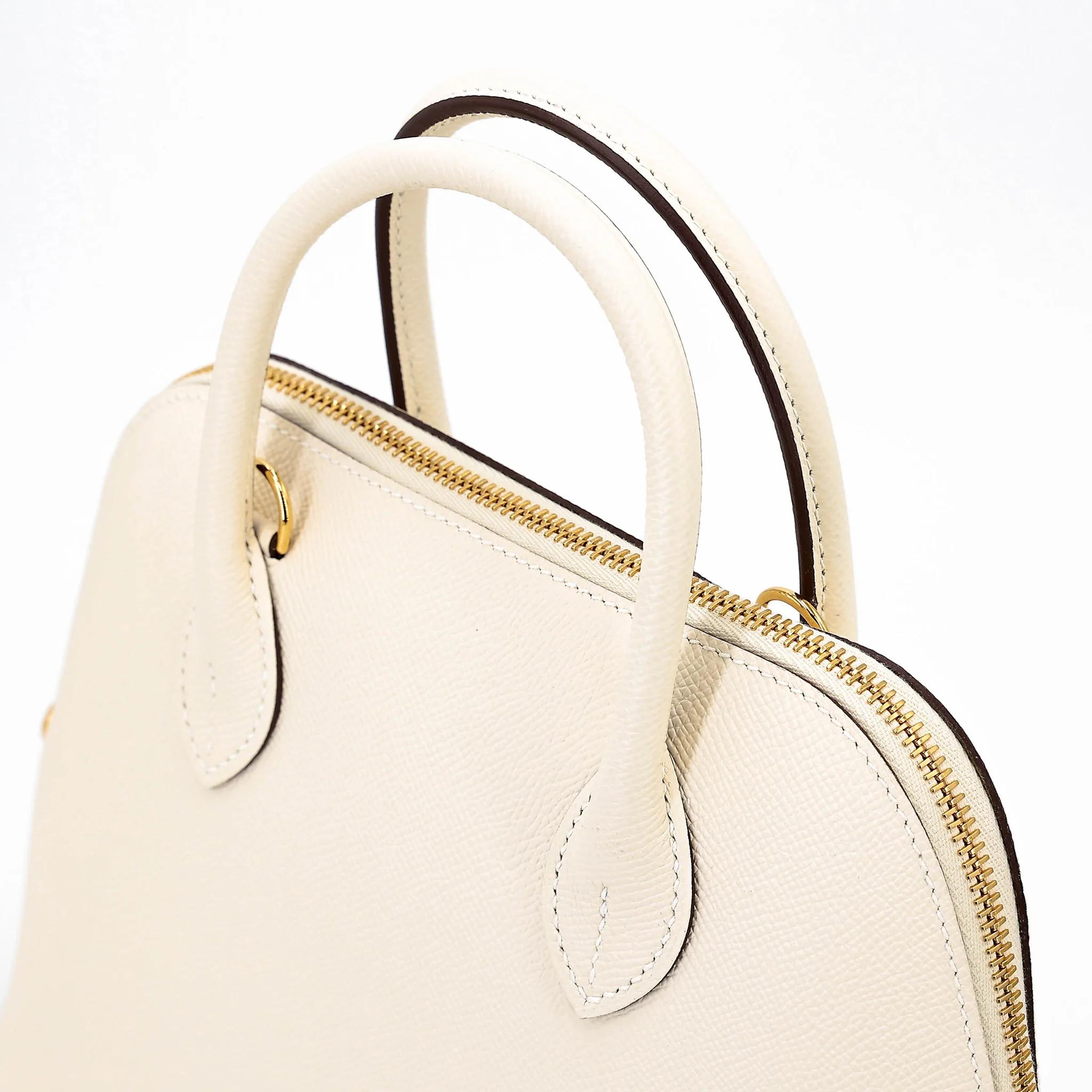 SA超美品 HERMÈS 愛馬仕 Bolide 25 I2 奶油白 Nata Epsom牛皮 金扣 B刻 2023年 - 3