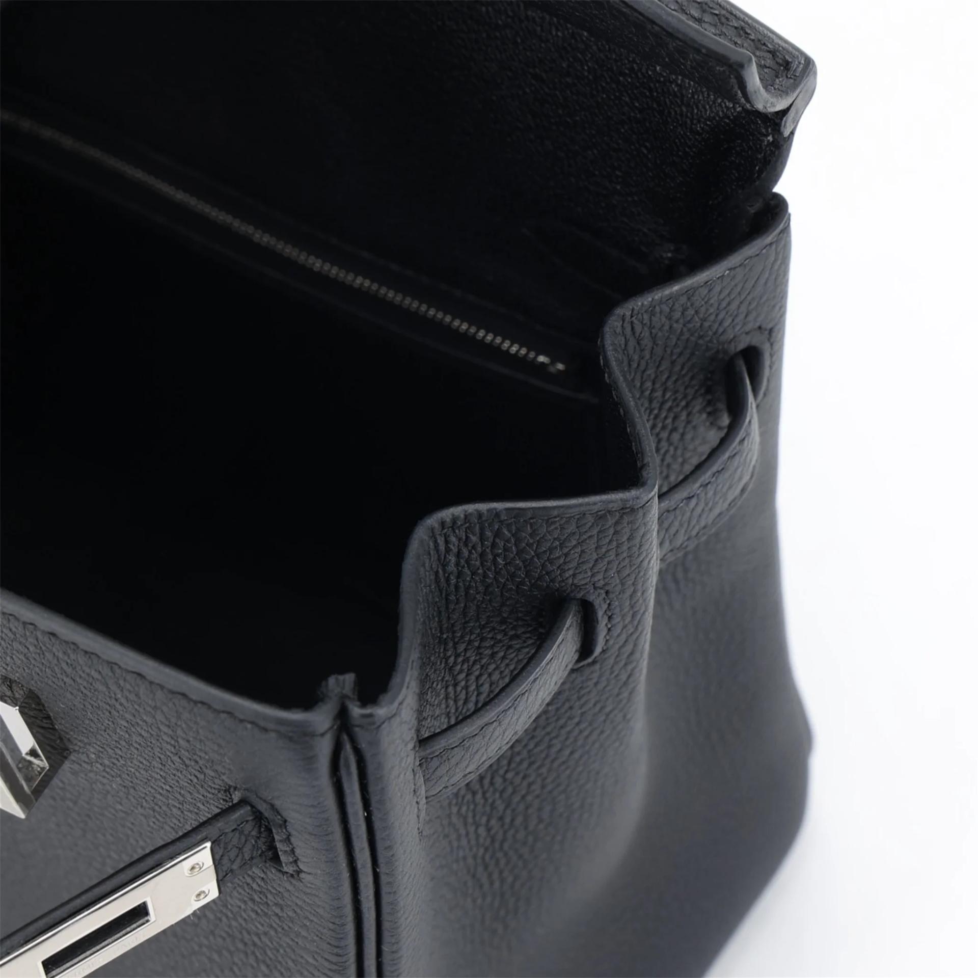 全新 HERMÈS 爱马仕 Birkin 25 89 黑色 Noir (Black) Togo小牛皮 银扣 G刻 2026年 - 13