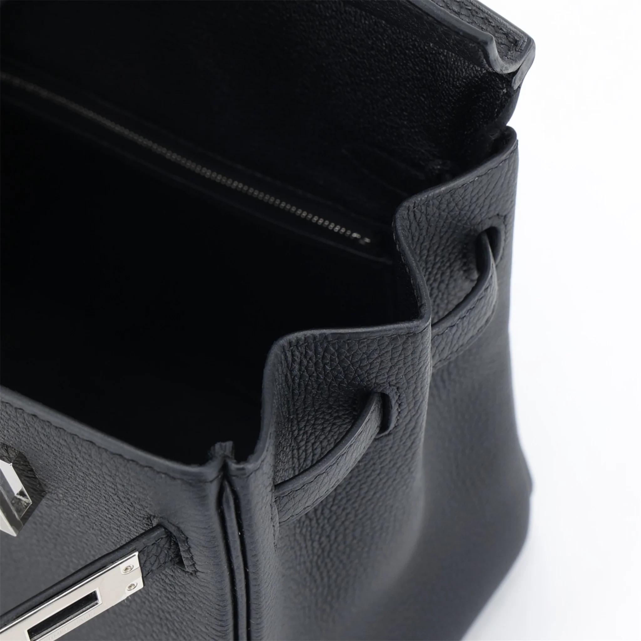 全新 HERMÈS 愛馬仕 Birkin 25 89 黑色 Noir (Black) Togo小牛皮 銀扣 G刻 2026年 - 13