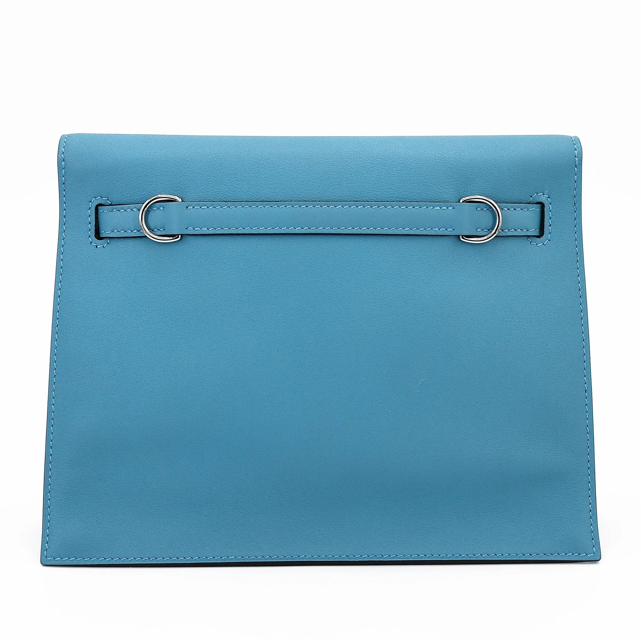 Unused ( Rank NS ) HERMÈS Limited Edition Kelly Danse Anate New Bleu Jean (D2) Swift Palladium hardware B (2023) - 2