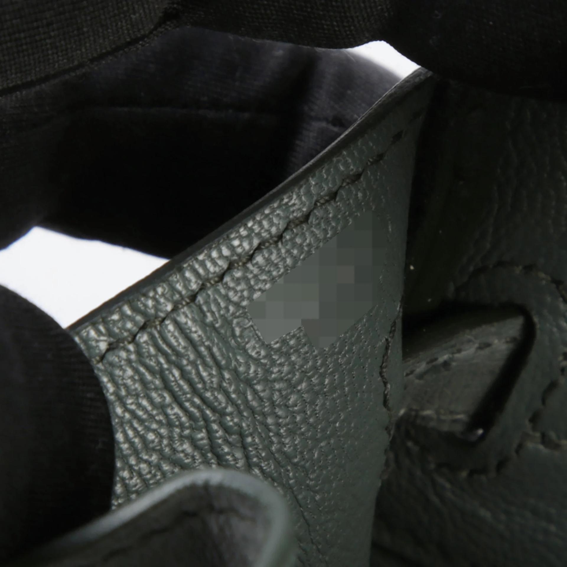 Brand New ( Rank N ) HERMÈS Birkin 25 Vert Amande (63) Ostrich Palladium hardware G (2026) - 13