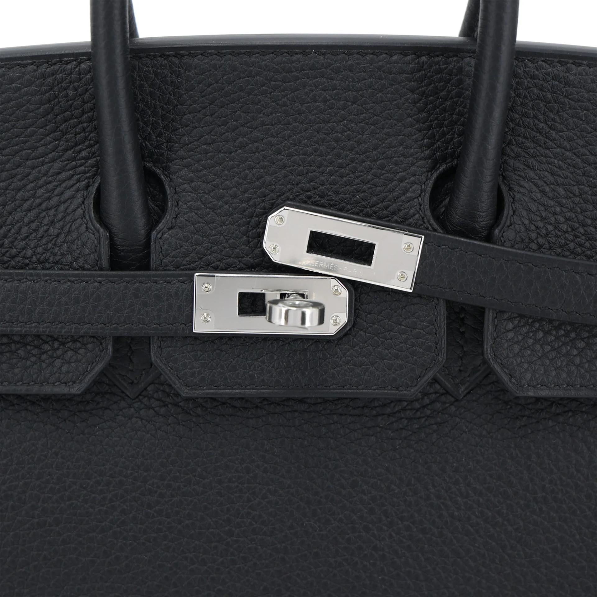 全新 HERMÈS 爱马仕 Birkin 25 89 黑色 Noir (Black) Togo小牛皮 银扣 G刻 2026年 - 8