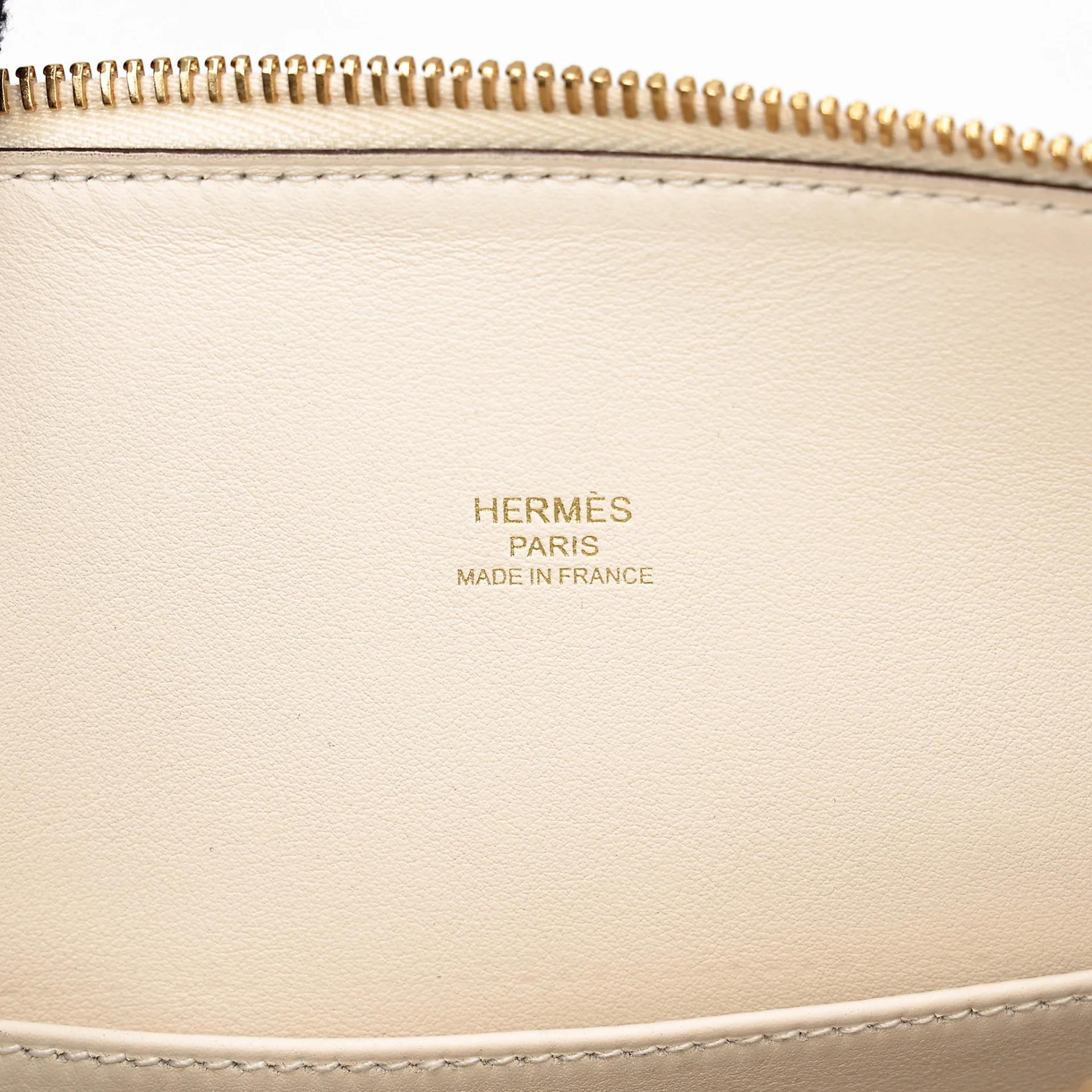ランク SA HERMÈS エルメス ボリード25 ナタ (I2) エプソン ゴールド金具 B刻印 (2023) - 21