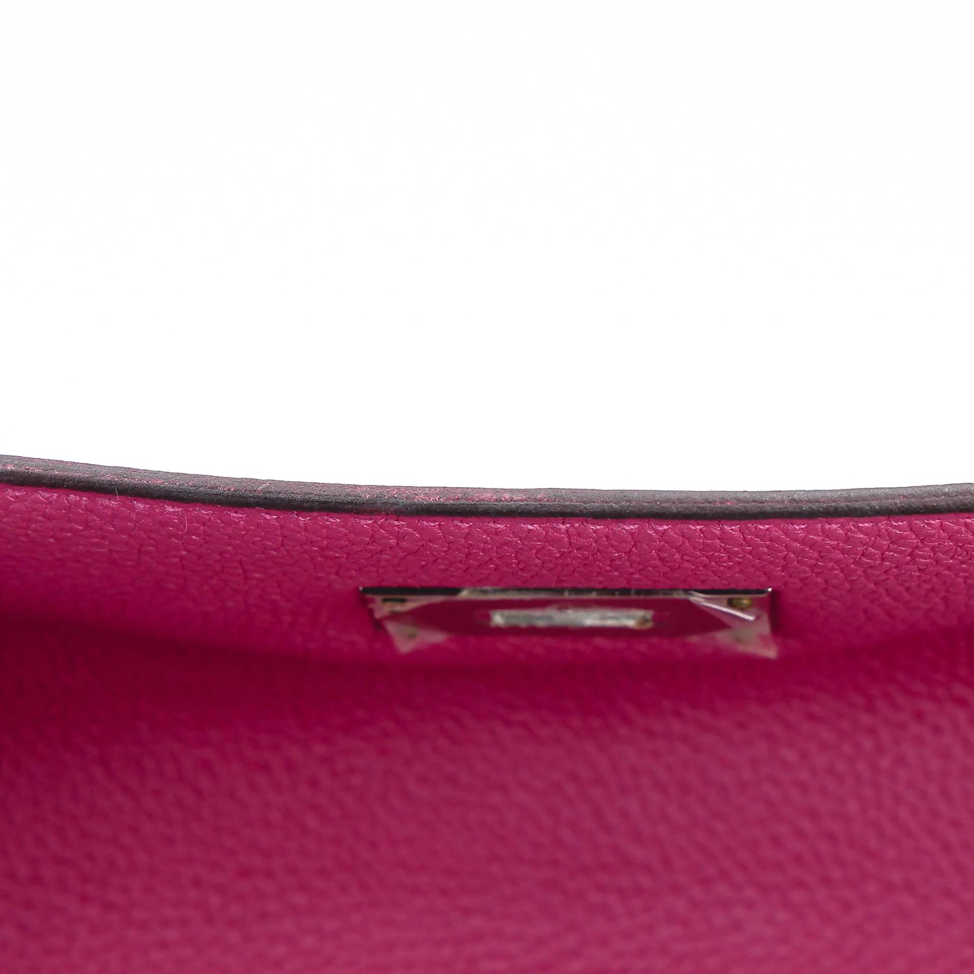 ランク A HERMÈS エルメス ケリー40 トスカ (K5) トゴ シルバー金具 □P刻印 (2012) - 22