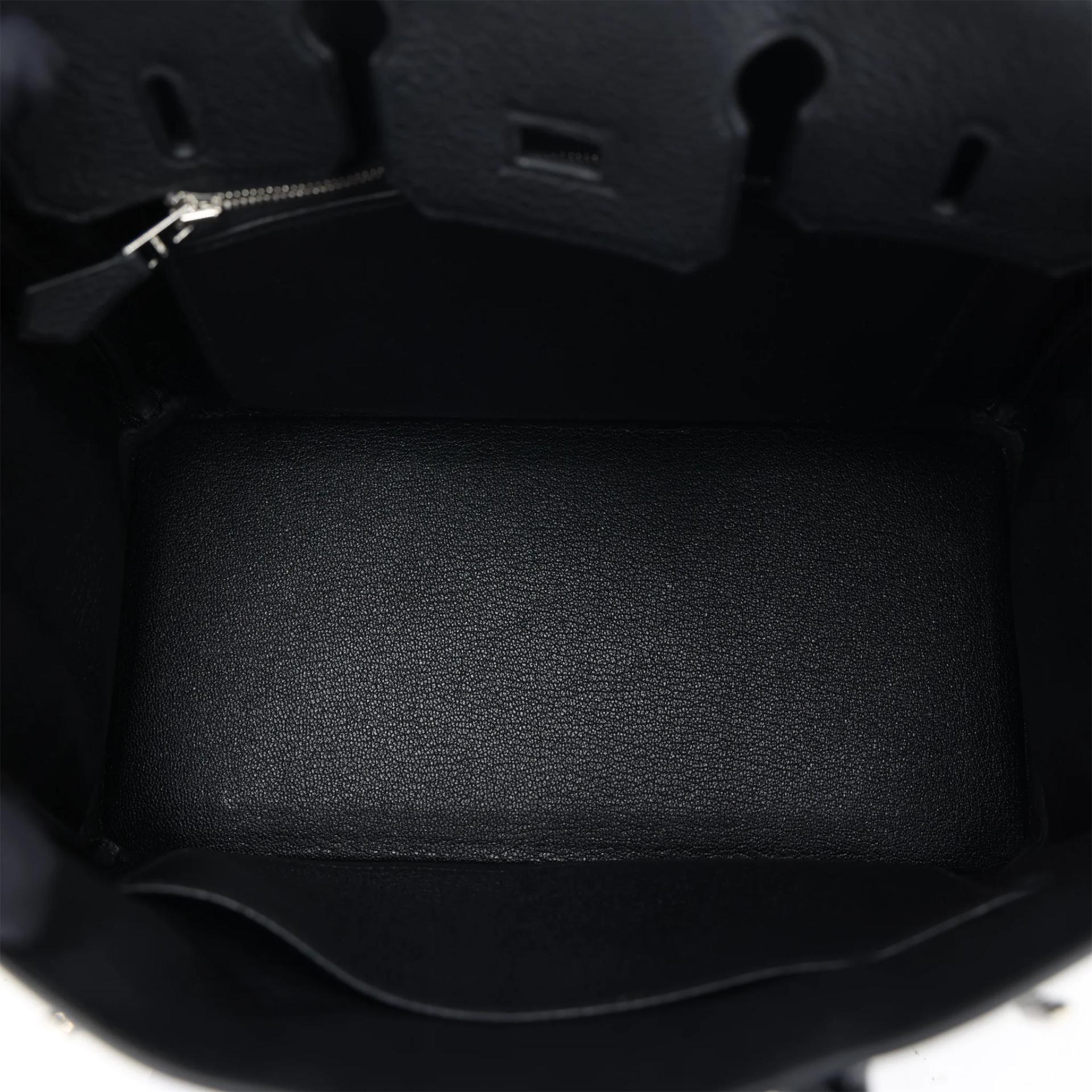 全新 HERMÈS 爱马仕 Birkin 25 89 黑色 Noir (Black) Togo小牛皮 银扣 G刻 2026年 - 11
