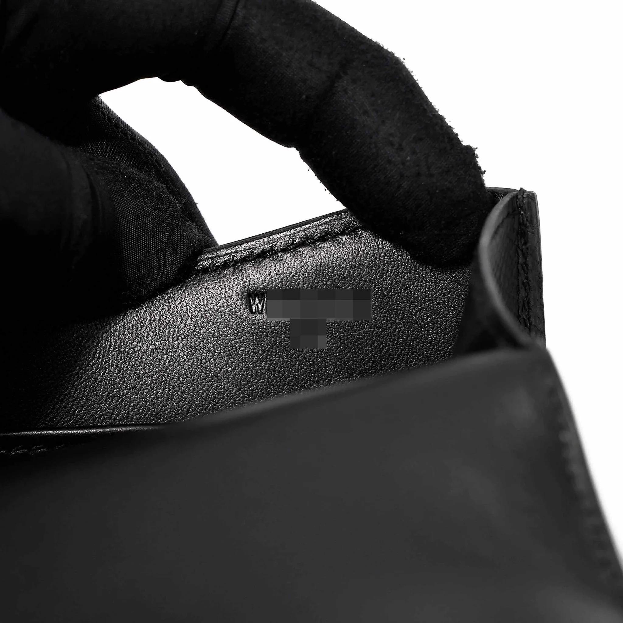 未使用保存品 HERMÈS 愛馬仕 Constance 康康 Elan 89 黑色 Noir (Black) Epsom牛皮 銀扣 W刻 2024年 - 13