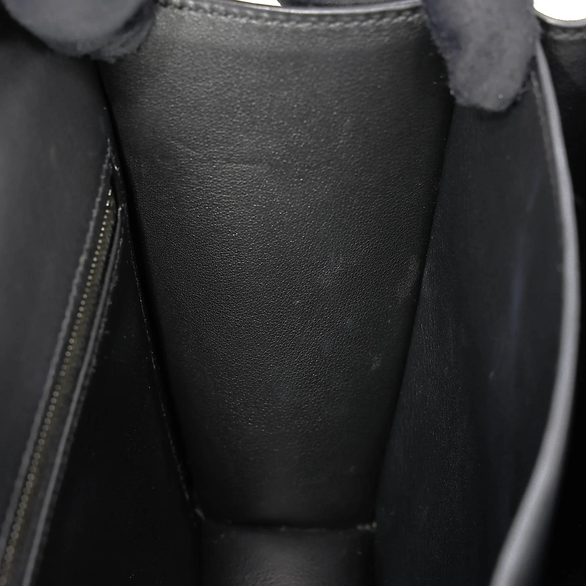 A美品 HERMÈS 愛馬仕 Constance 康康 24 89 黑色 Noir (Black) Toile H 帆布 Swift牛皮 銀扣 D刻 2019年 - 27