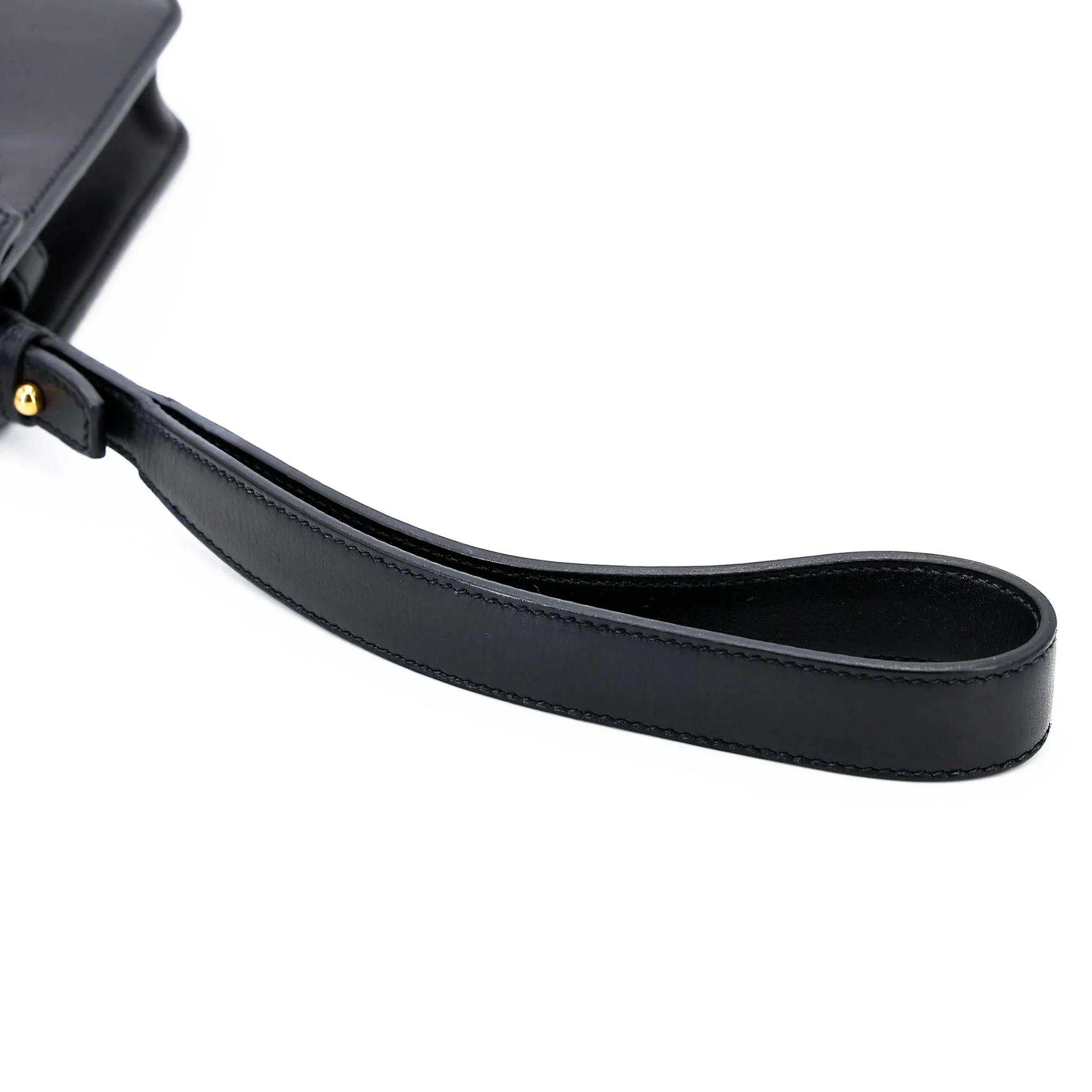 中古AB HERMÈS 爱马仕 Kelly depeches 25 公文包 89 黑色 Noir (Black) Evergrain皮 金扣 Y刻 2020年 - 3