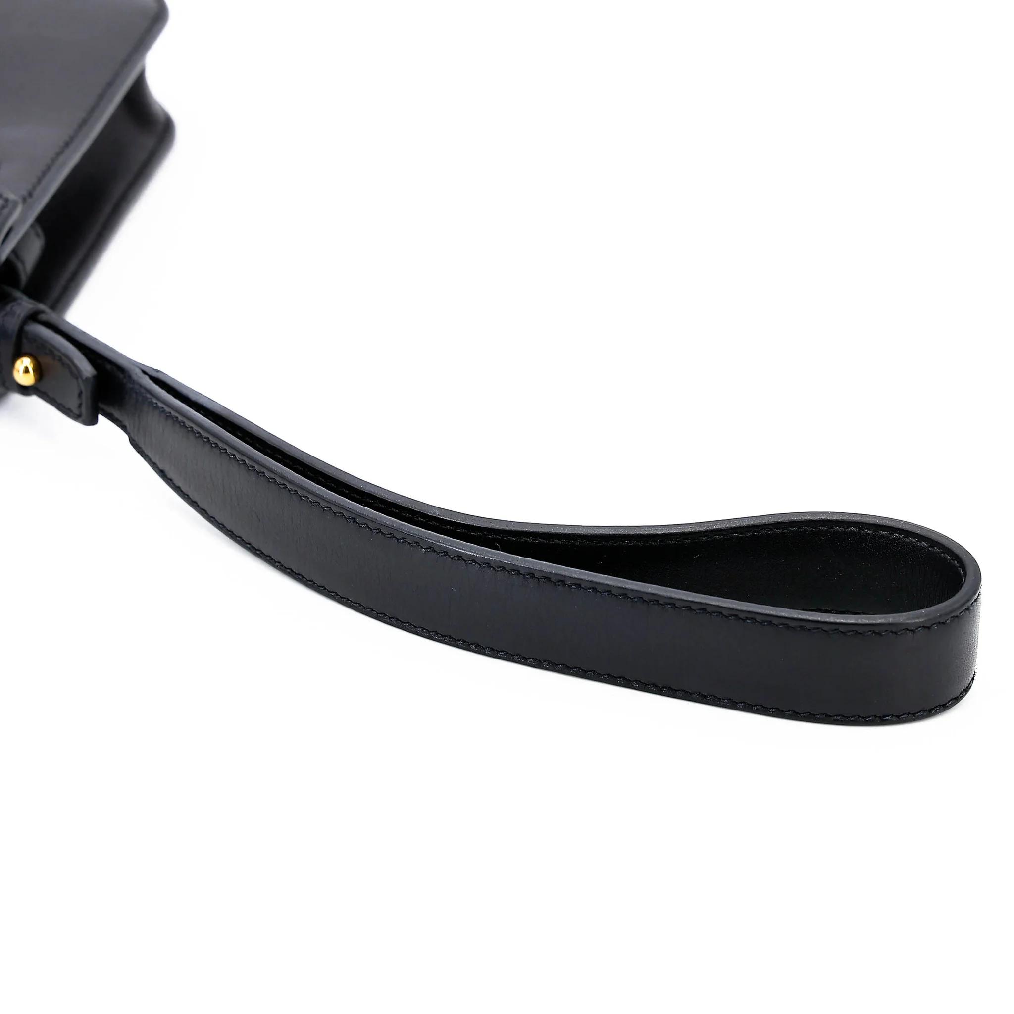 中古AB HERMÈS 愛馬仕 Kelly depeches 25 公文包 89 黑色 Noir (Black) Evergrain皮 金扣 Y刻 2020年 - 3