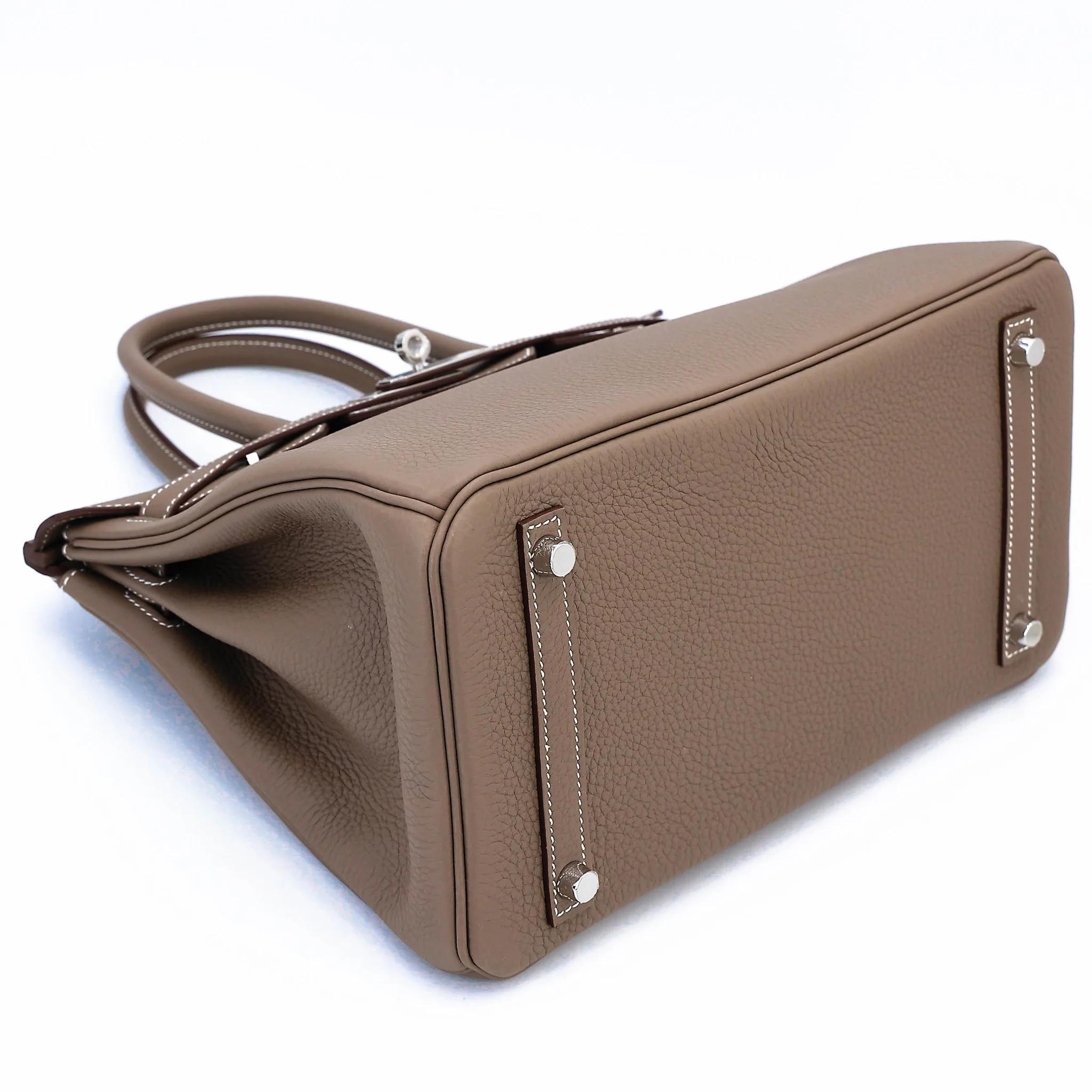 Brand New ( Rank N ) HERMÈS Birkin 30 Etoupe (18) Togo Palladium hardware G (2026) - 5