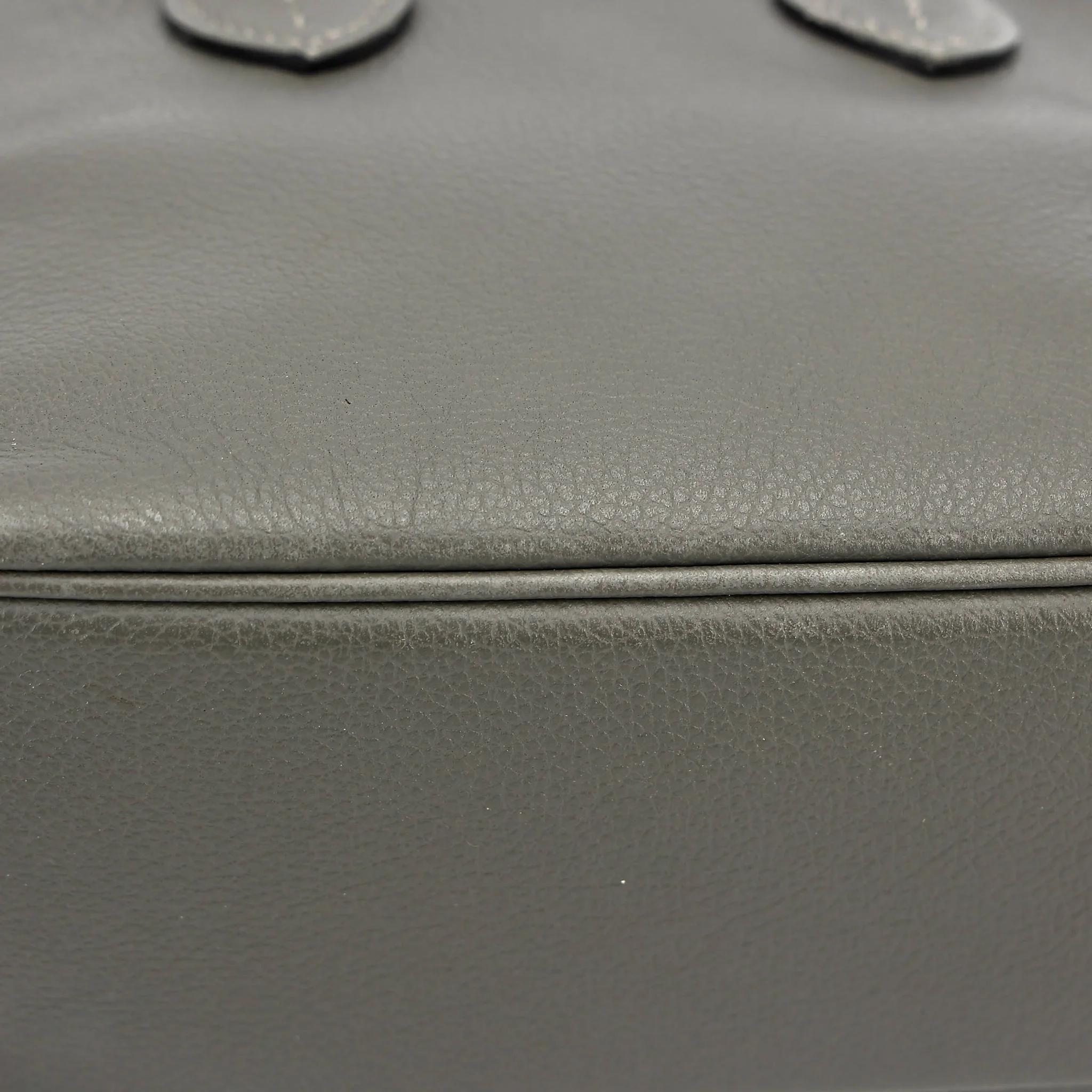 SA超美品 HERMÈS 愛馬仕 Mini Bolide 1923 0L Gris Meyer 積雨雲灰 Evercolor皮 金扣 W刻 2024年 - 12