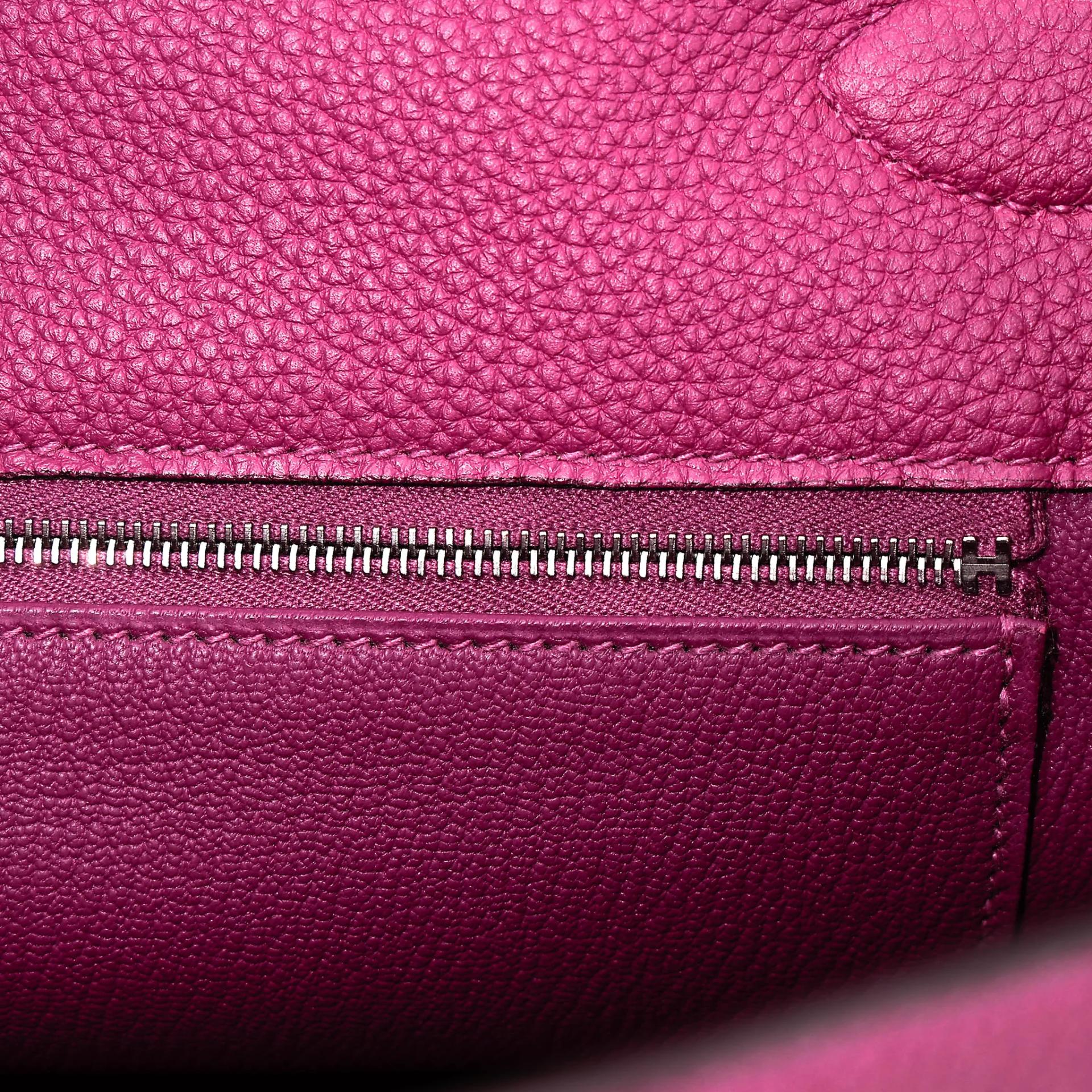 ランク A HERMÈS エルメス ケリー40 トスカ (K5) トゴ シルバー金具 □P刻印 (2012) - 26