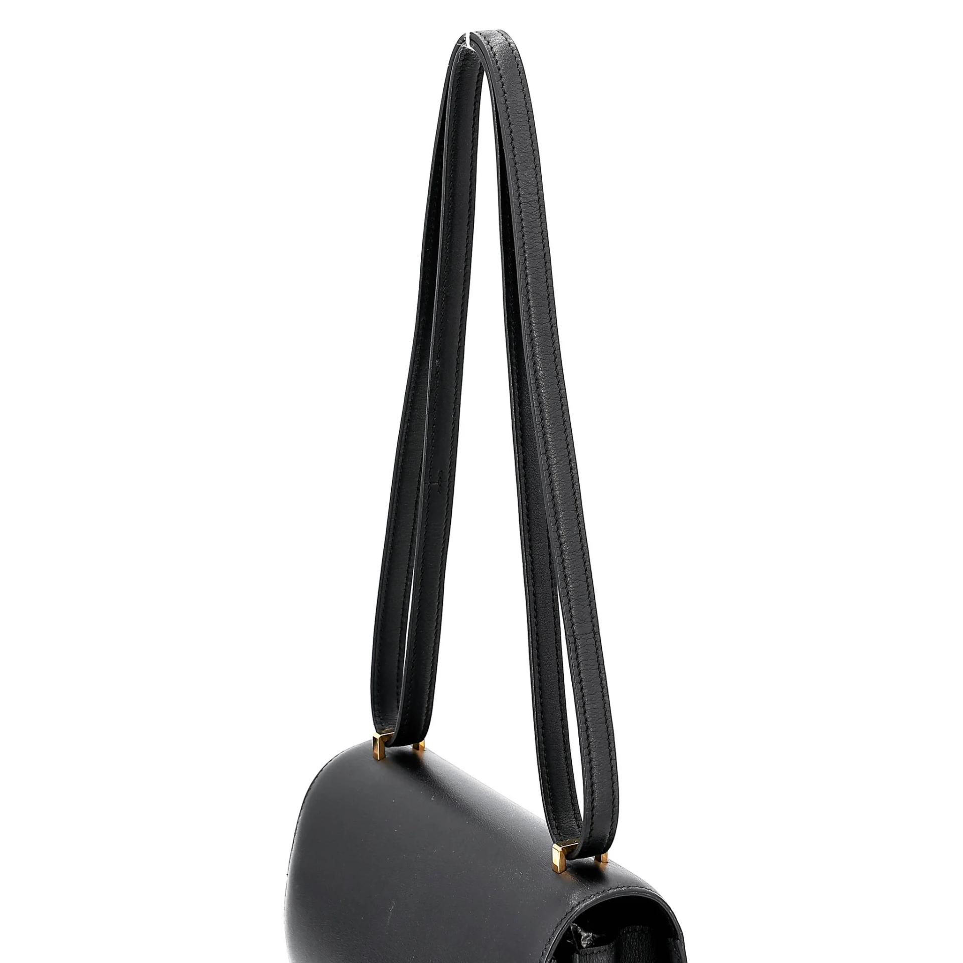 ランク A HERMÈS エルメス コンスタンス3 ミニ ブラック (89) スイフト ゴールド金具 A刻印 (2017) - 3