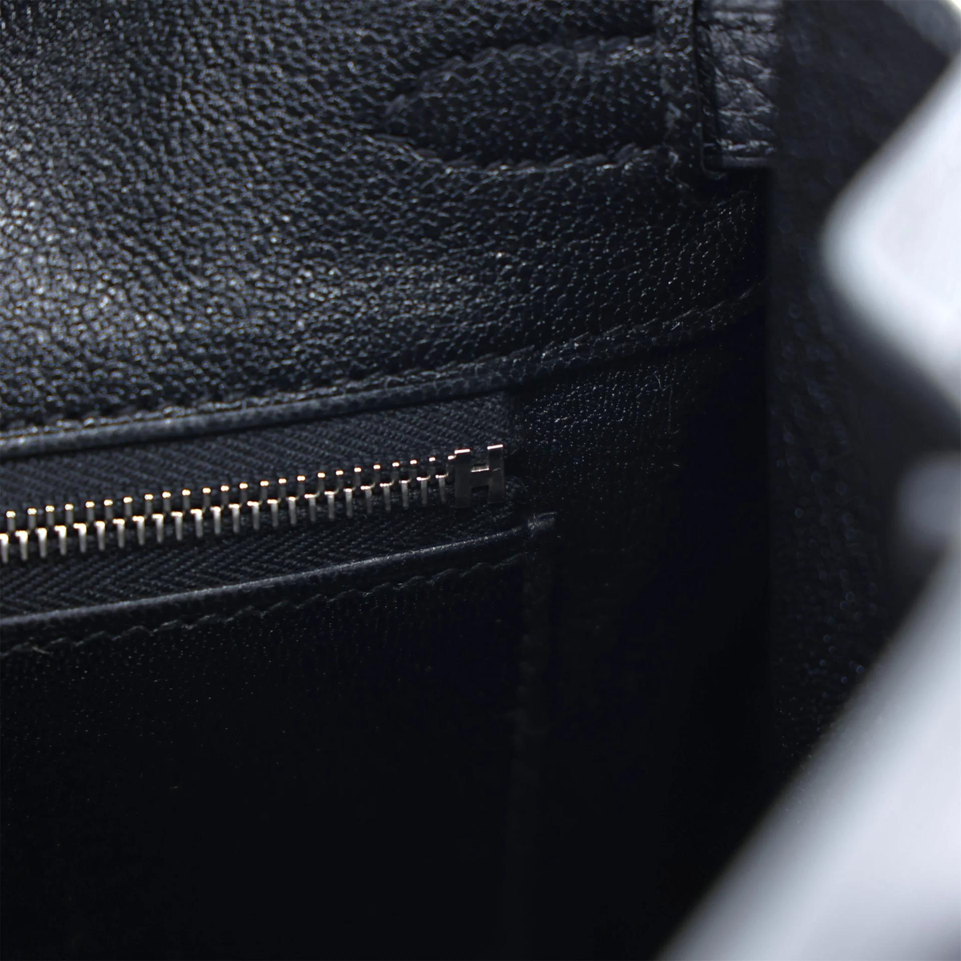 全新 HERMÈS 爱马仕 Birkin 25 89 黑色 Noir (Black) Togo小牛皮 银扣 G刻 2026年 - 16