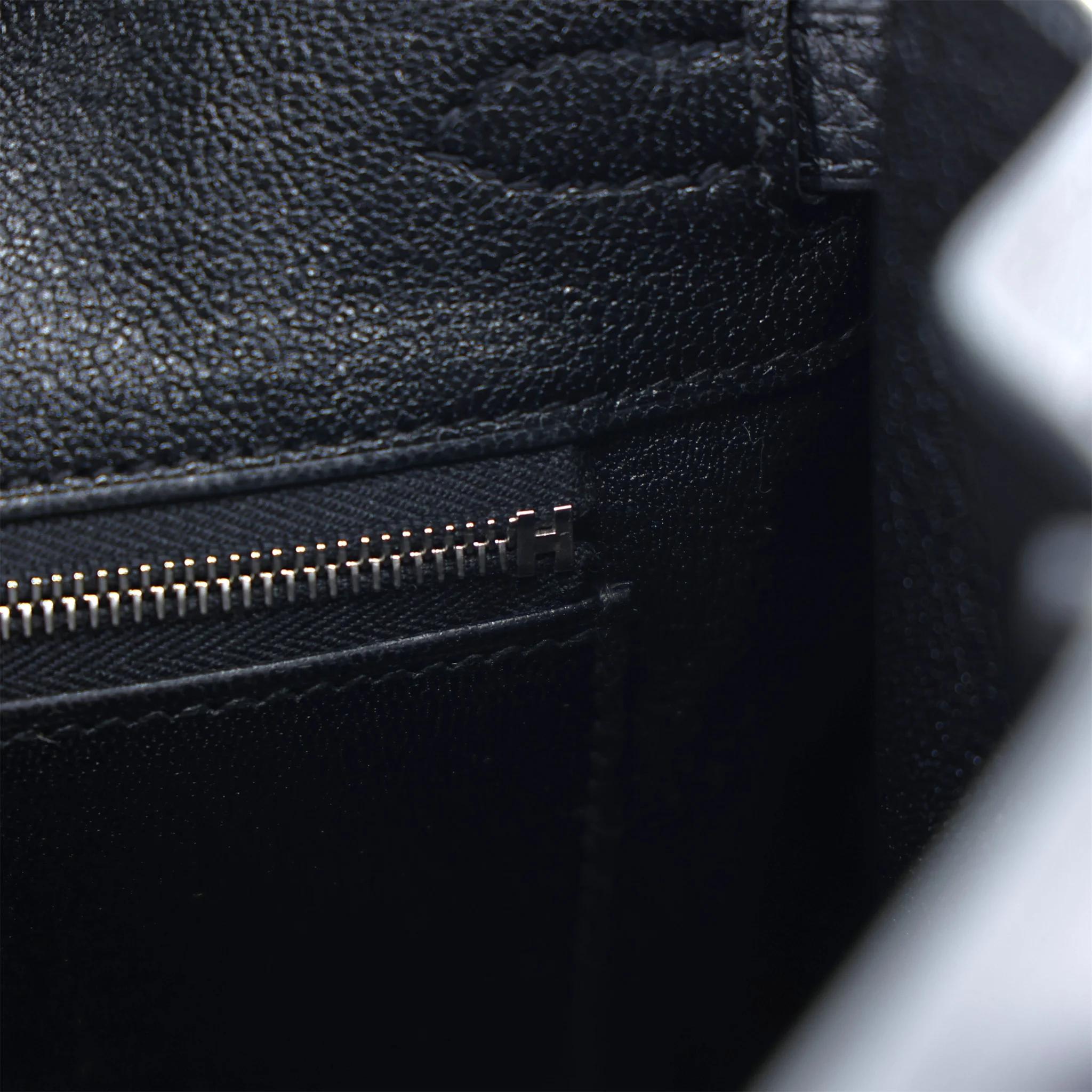 全新 HERMÈS 愛馬仕 Birkin 25 89 黑色 Noir (Black) Togo小牛皮 銀扣 G刻 2026年 - 16