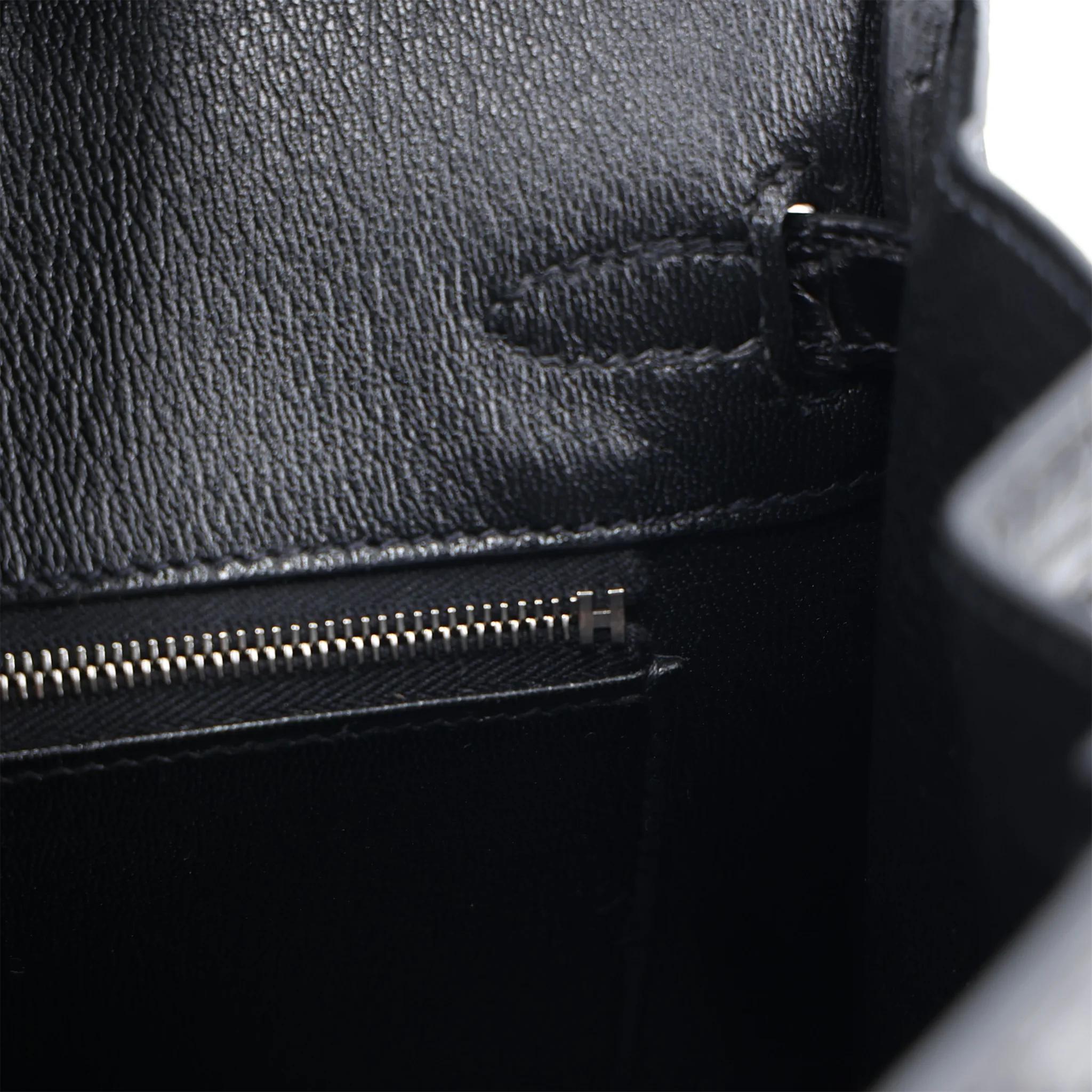 全新 HERMÈS 愛馬仕 Birkin 25 89 黑色 Noir (Black) □ 短吻鱷 霧面 銀扣 G刻 2026年 - 15