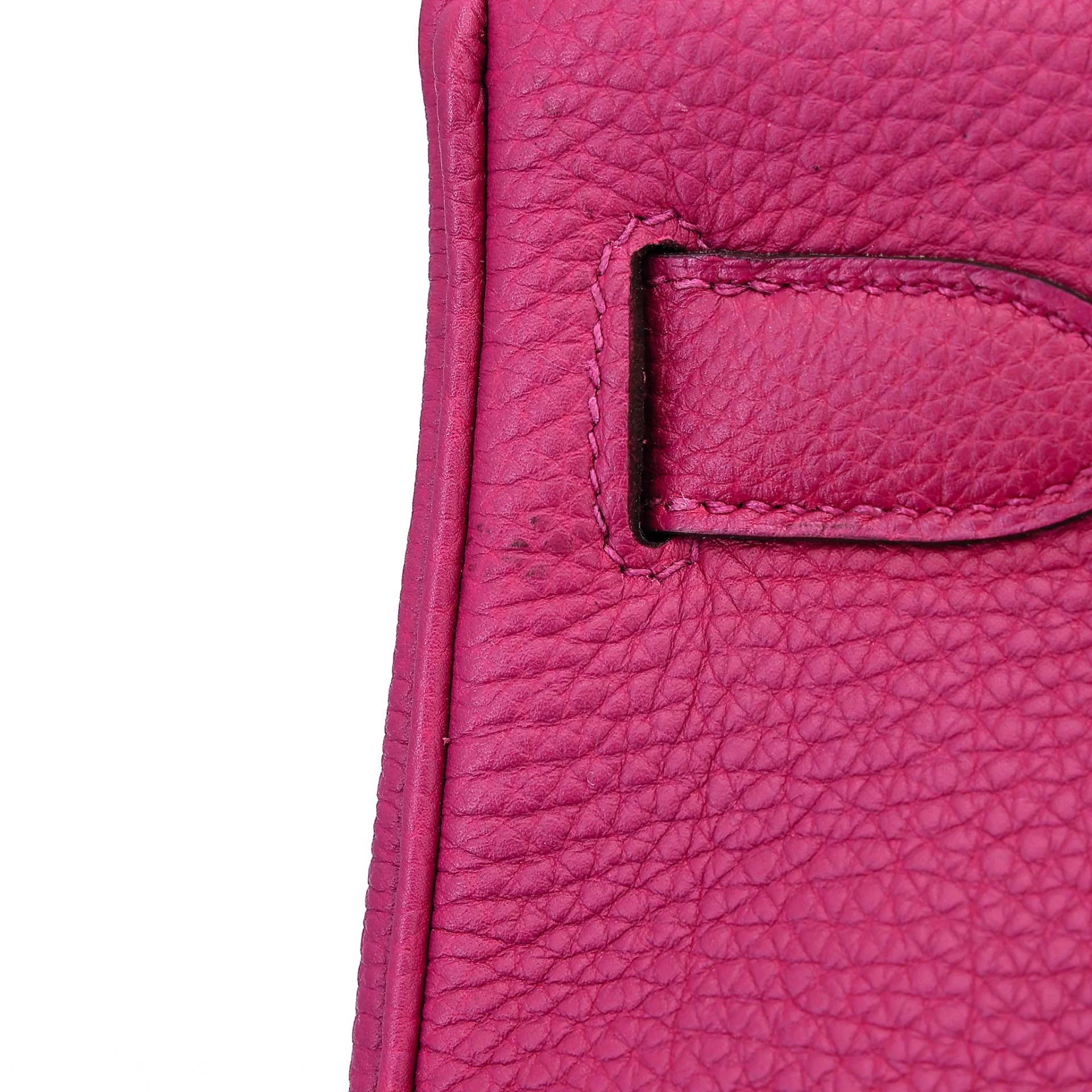 ランク A HERMÈS エルメス ケリー40 トスカ (K5) トゴ シルバー金具 □P刻印 (2012) - 14