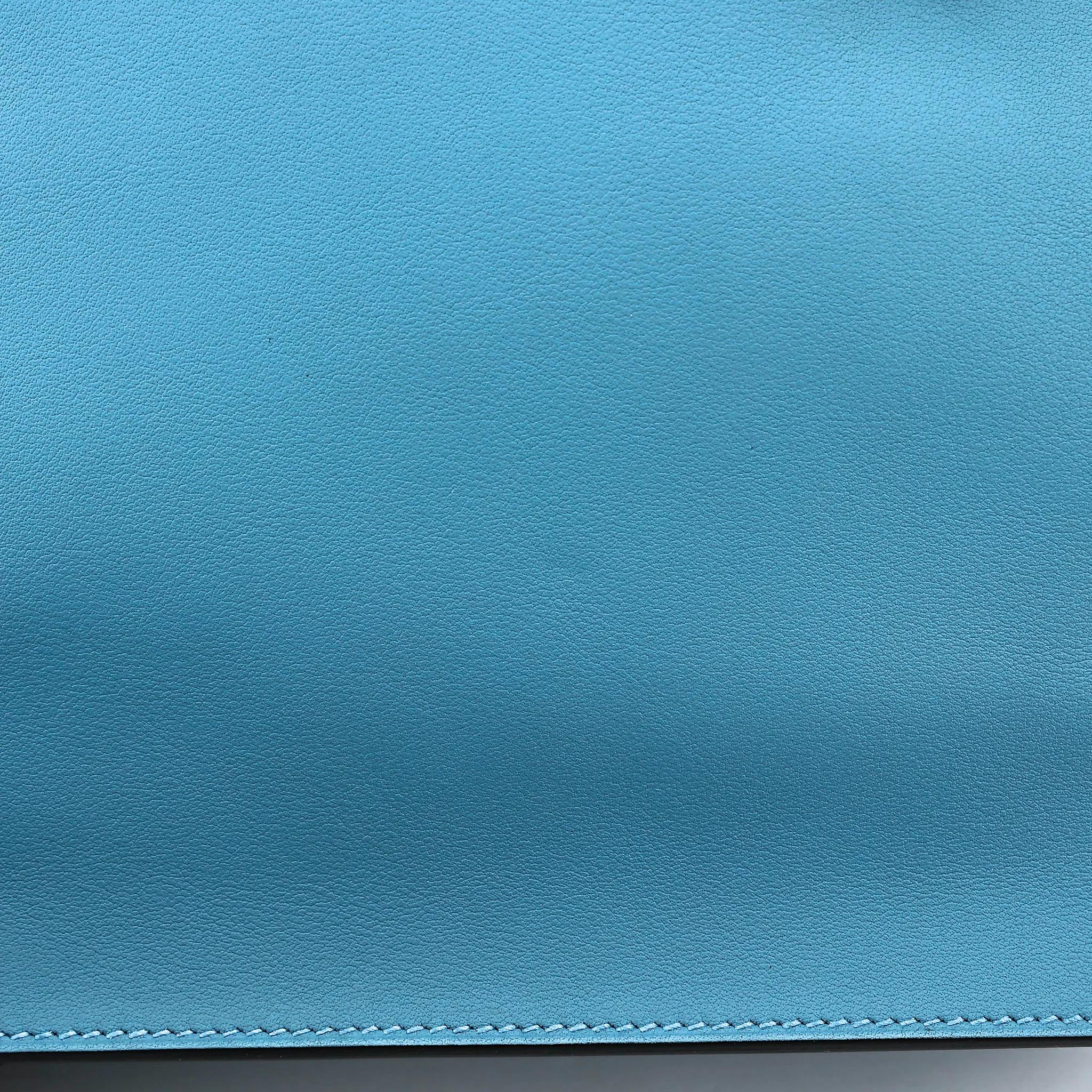 Unused ( Rank NS ) HERMÈS Limited Edition Kelly Danse Anate New Bleu Jean (D2) Swift Palladium hardware B (2023) - 10