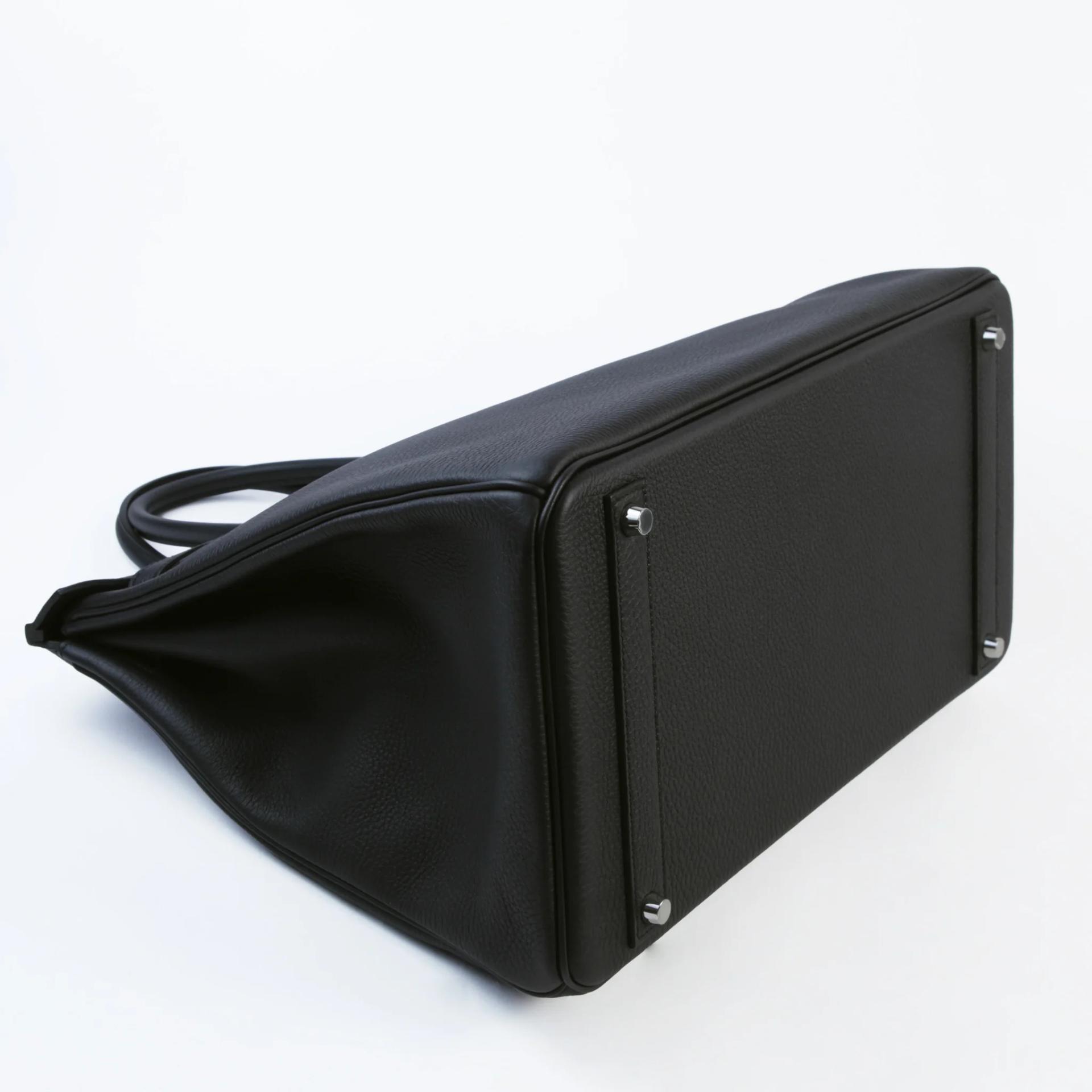 全新 HERMÈS 愛馬仕 Birkin 40 89 黑色 Noir (Black) Togo小牛皮 銀扣 K刻 2025年 - 4
