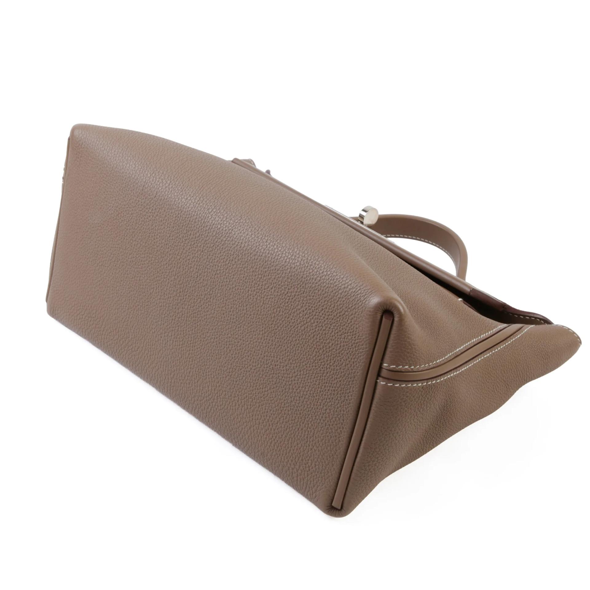 Very Good ( Rank A) HERMÈS 24/24 - 29 Etoupe (18) Swift Togo Palladium hardware Z (2021) - 5