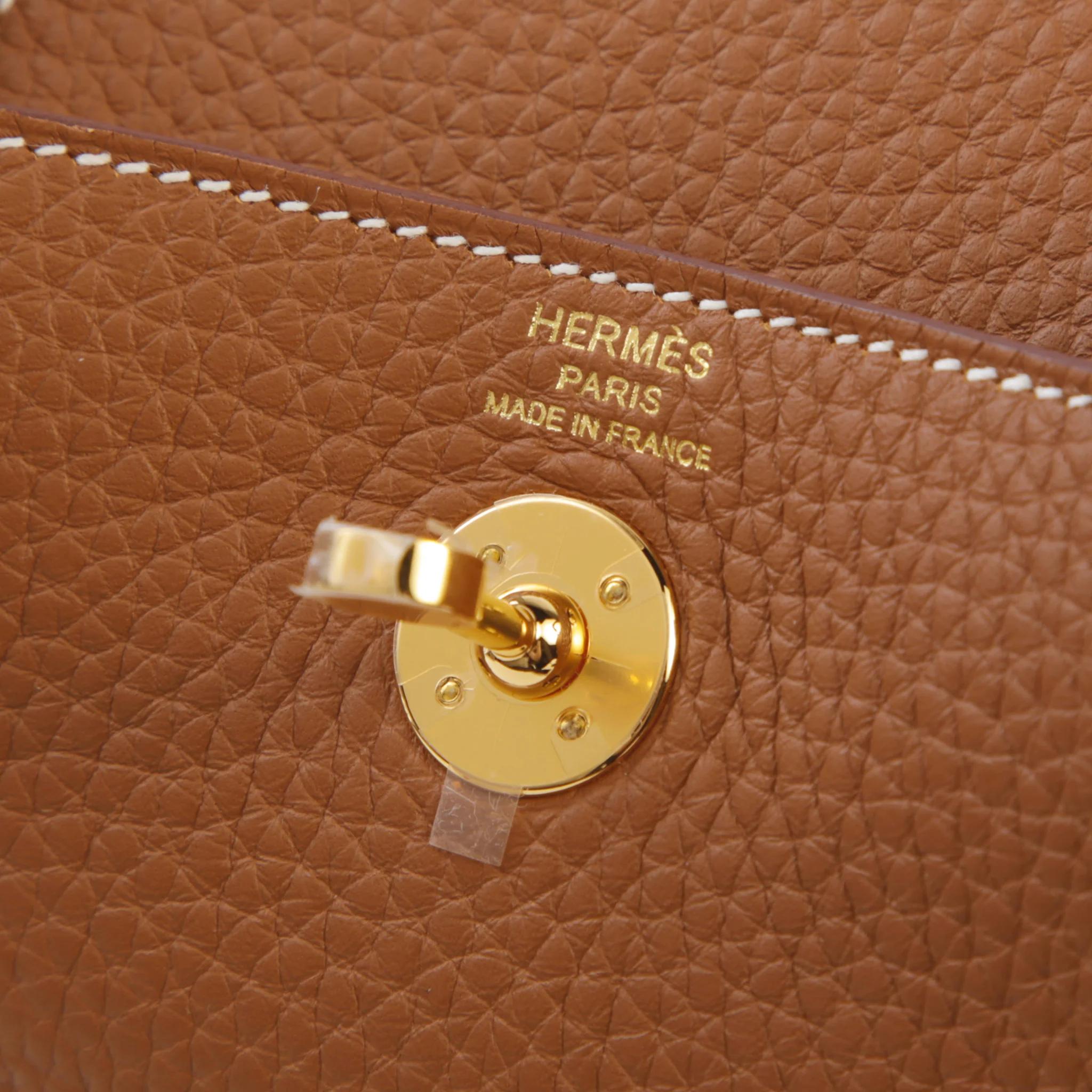 ランク N 新品 HERMÈS エルメス ミニリンディ2 ゴールド (37) トリヨン ゴールド金具 K刻印 (2025) - 9