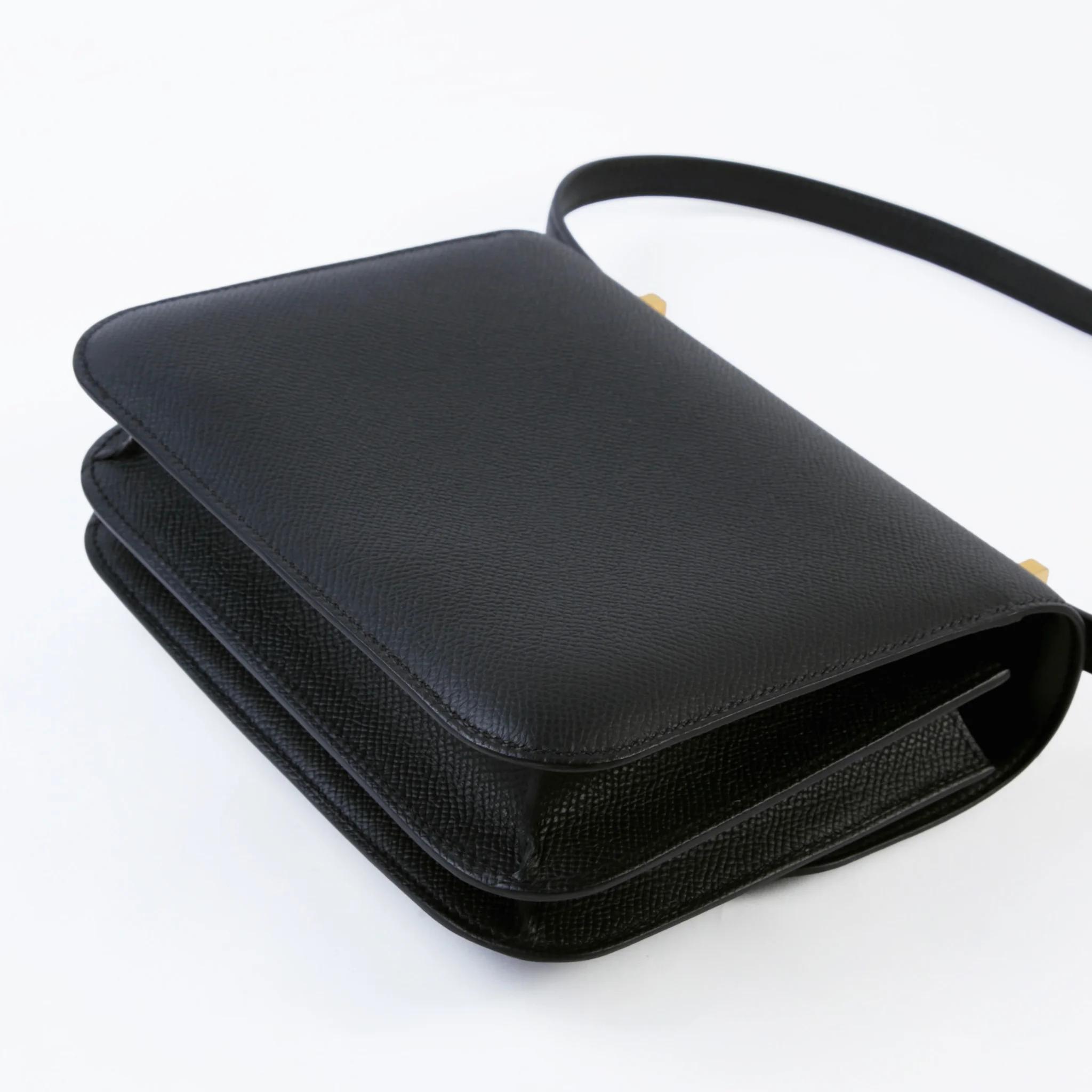 全新 HERMÈS 爱马仕 Constance 康康 Mini 19 89 黑色 Noir (Black) Epsom牛皮 金扣 G刻 2026年 - 7