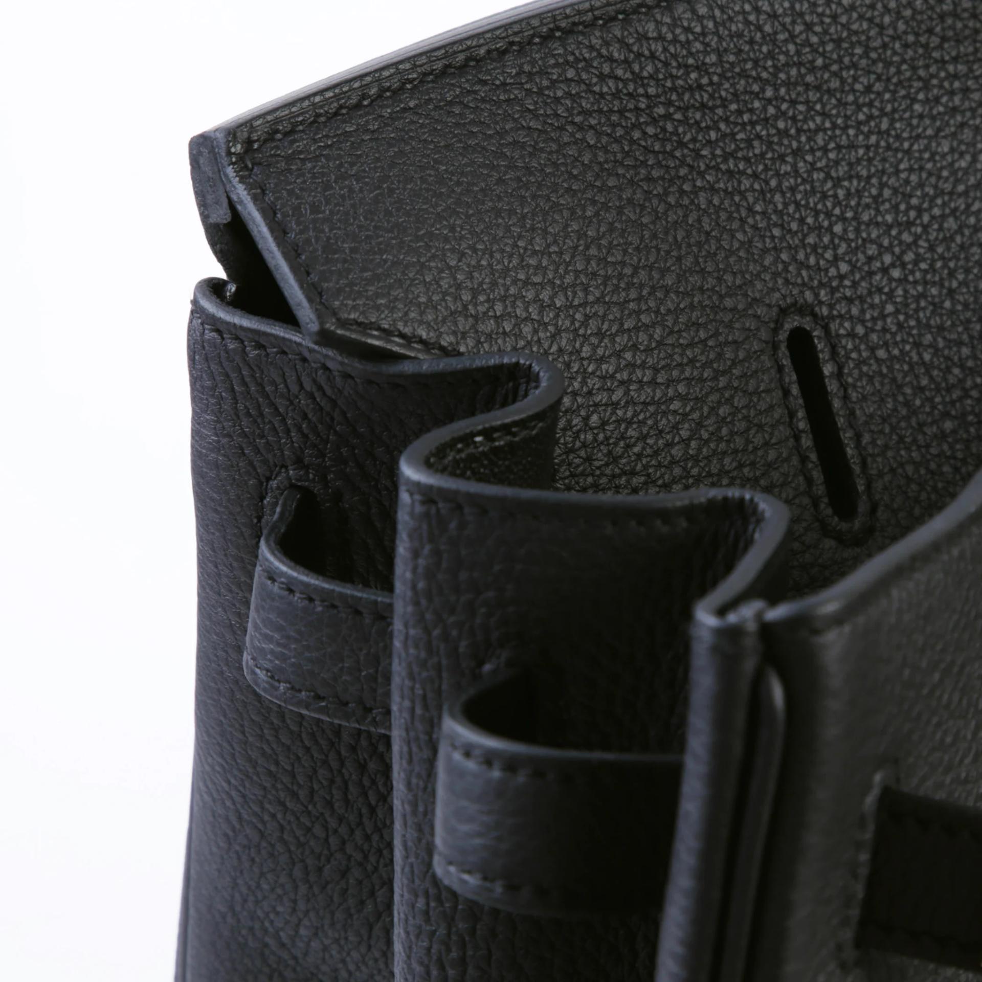 全新 HERMÈS 愛馬仕 Birkin 40 89 黑色 Noir (Black) Togo小牛皮 銀扣 K刻 2025年 - 11