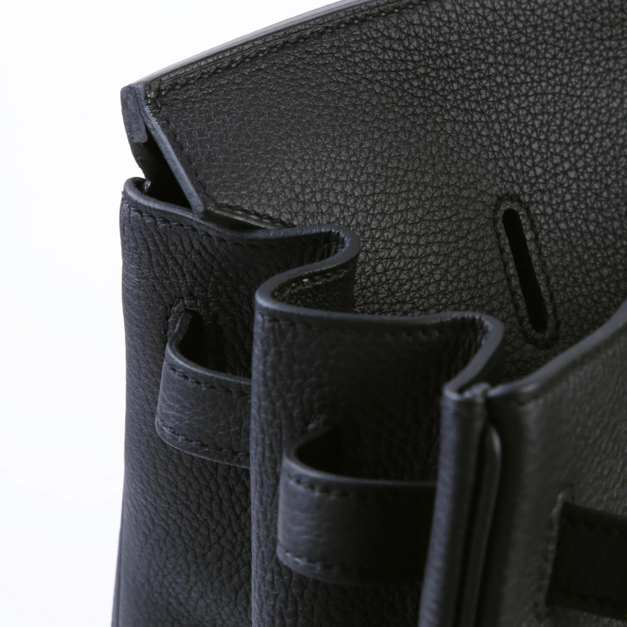 全新 HERMÈS 愛馬仕 Birkin 40 89 黑色 Noir (Black) Togo小牛皮 銀扣 K刻 2025年 - 11