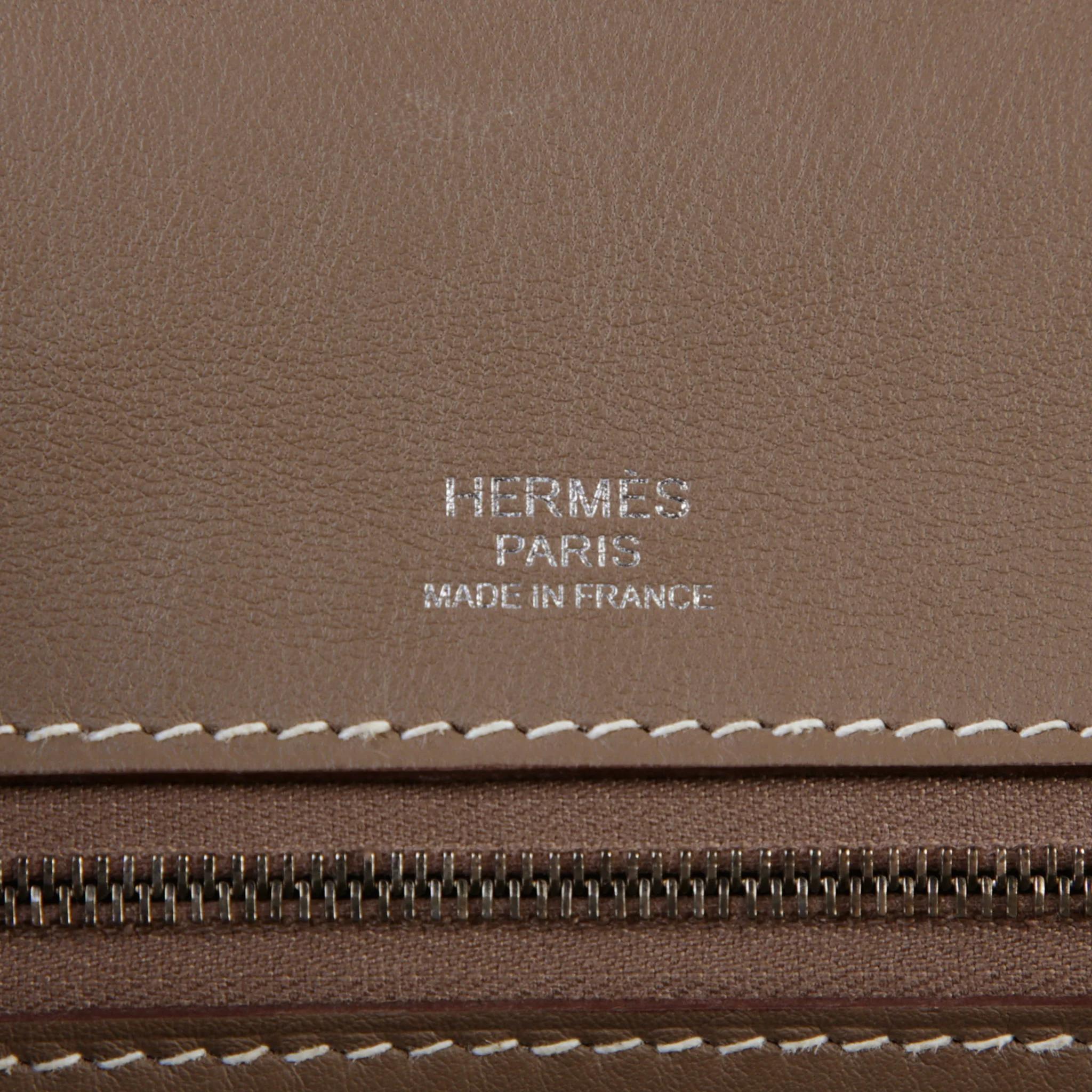 Very Good ( Rank A) HERMÈS 24/24 - 29 Etoupe (18) Swift Togo Palladium hardware Z (2021) - 10
