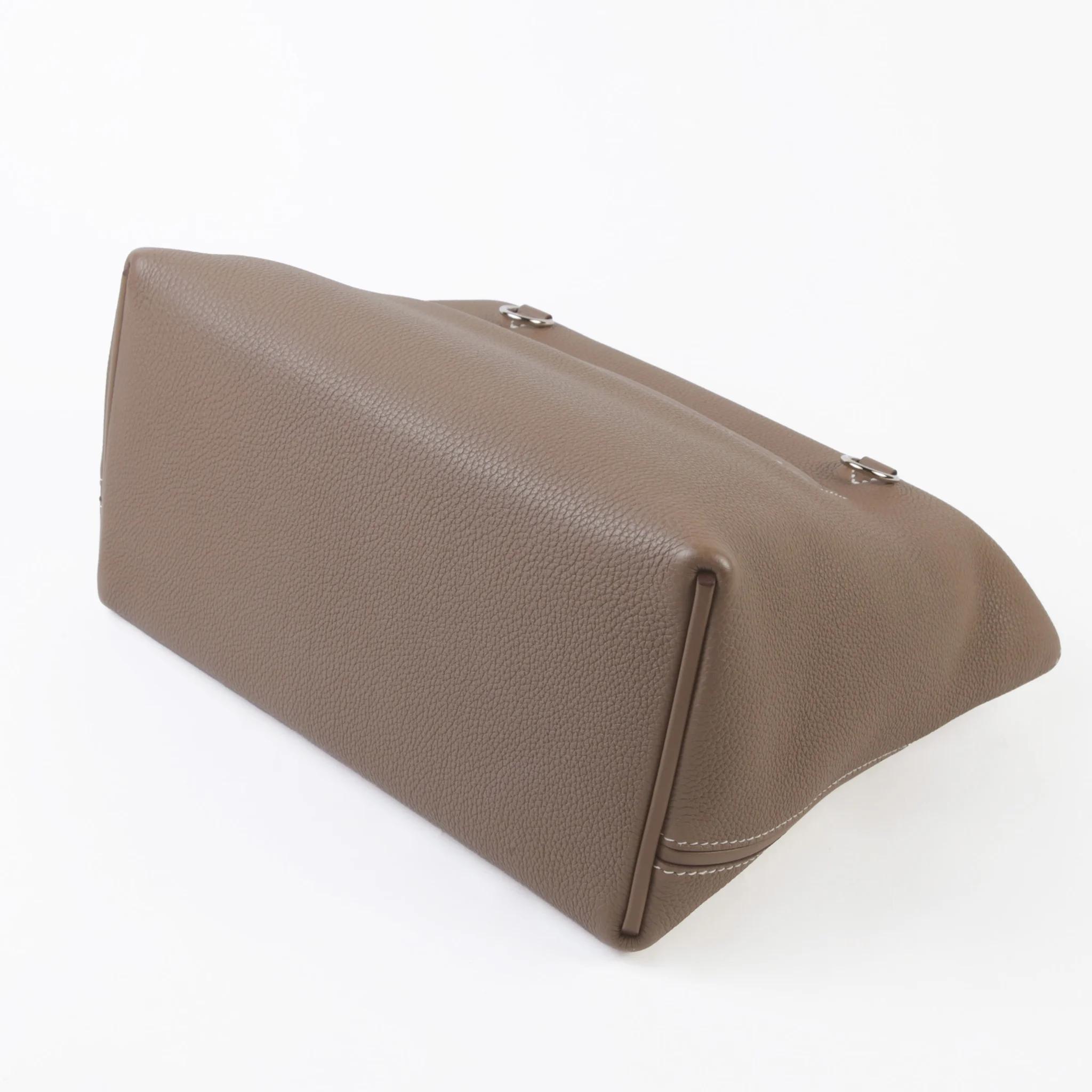 Very Good ( Rank A) HERMÈS 24/24 - 29 Etoupe (18) Swift Togo Palladium hardware Z (2021) - 7