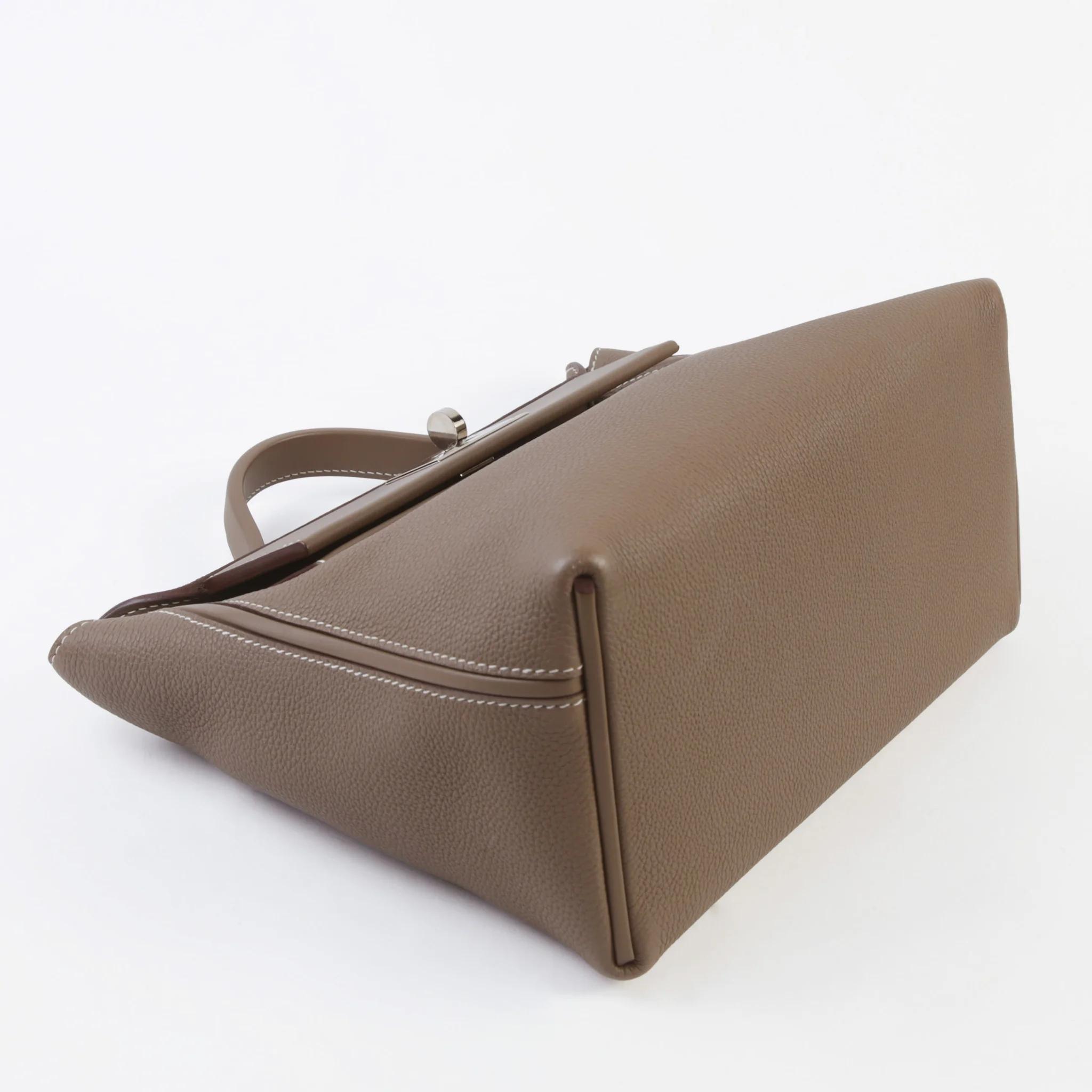 Very Good ( Rank A) HERMÈS 24/24 - 29 Etoupe (18) Swift Togo Palladium hardware Z (2021) - 4