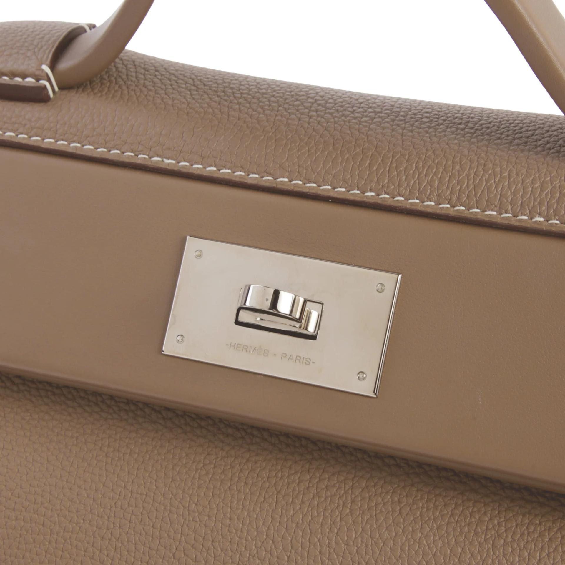 Very Good ( Rank A) HERMÈS 24/24 - 29 Etoupe (18) Swift Togo Palladium hardware Z (2021) - 8