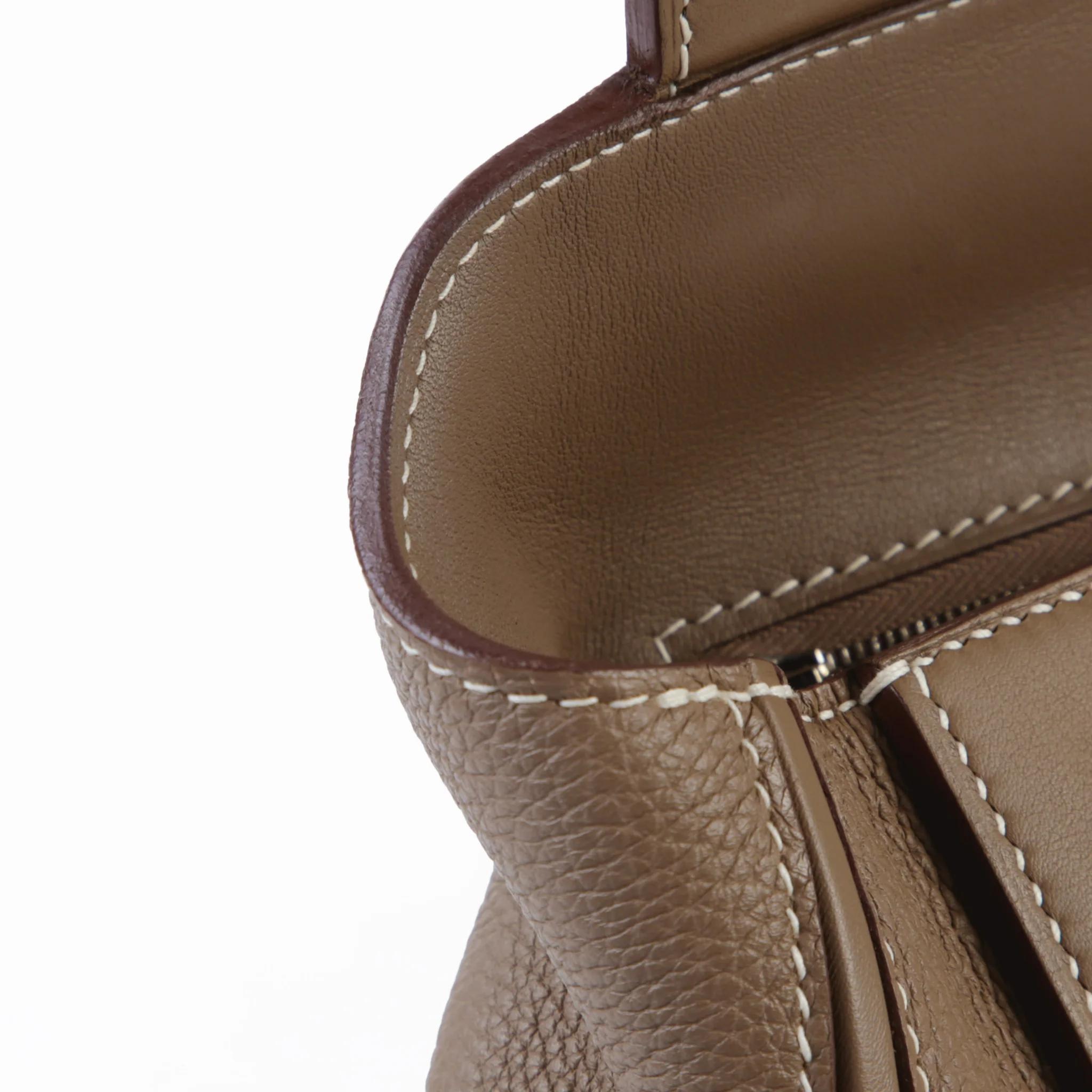 Very Good ( Rank A) HERMÈS 24/24 - 29 Etoupe (18) Swift Togo Palladium hardware Z (2021) - 13