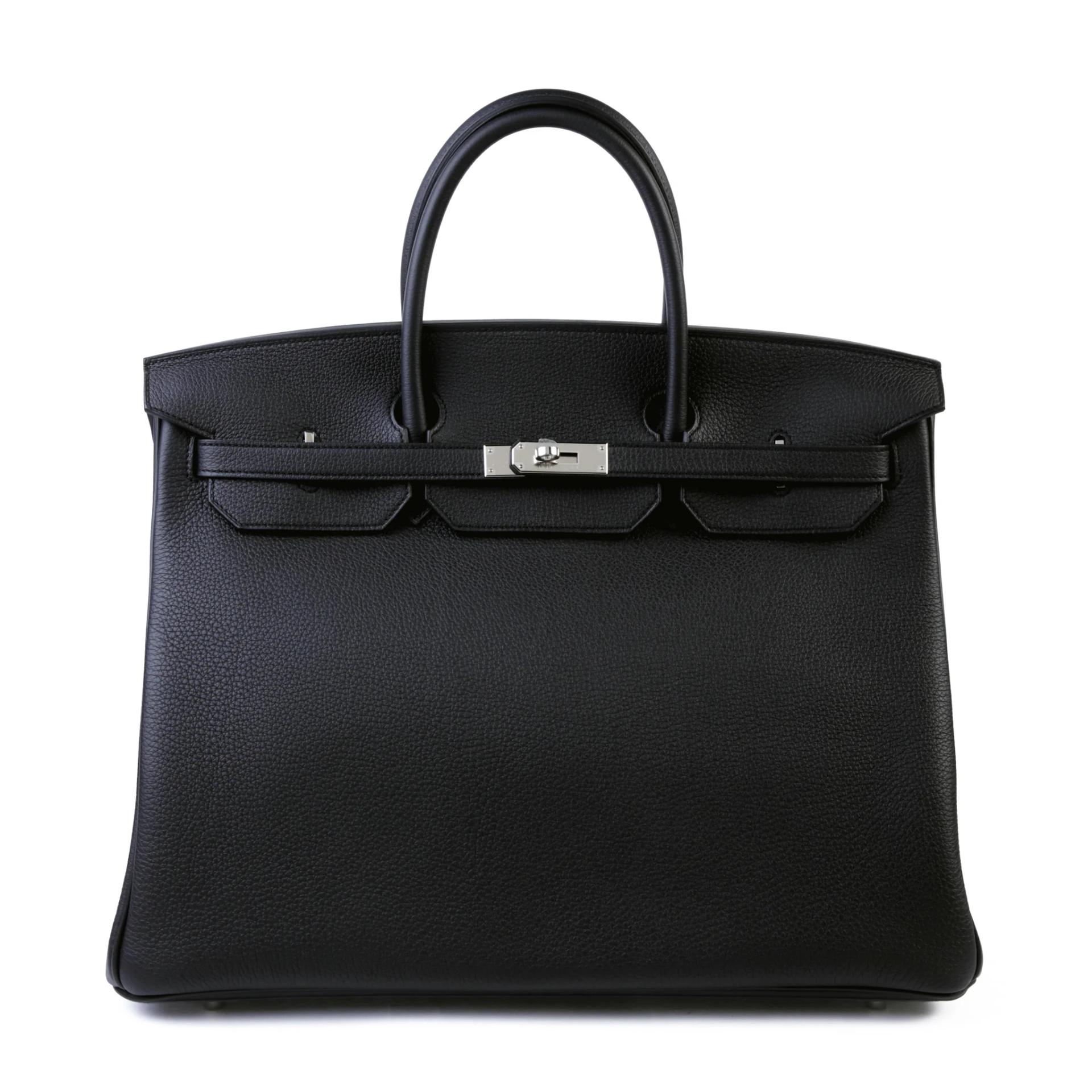 全新 HERMÈS 愛馬仕 Birkin 40 89 黑色 Noir (Black) Togo小牛皮 銀扣 K刻 2025年 - 1