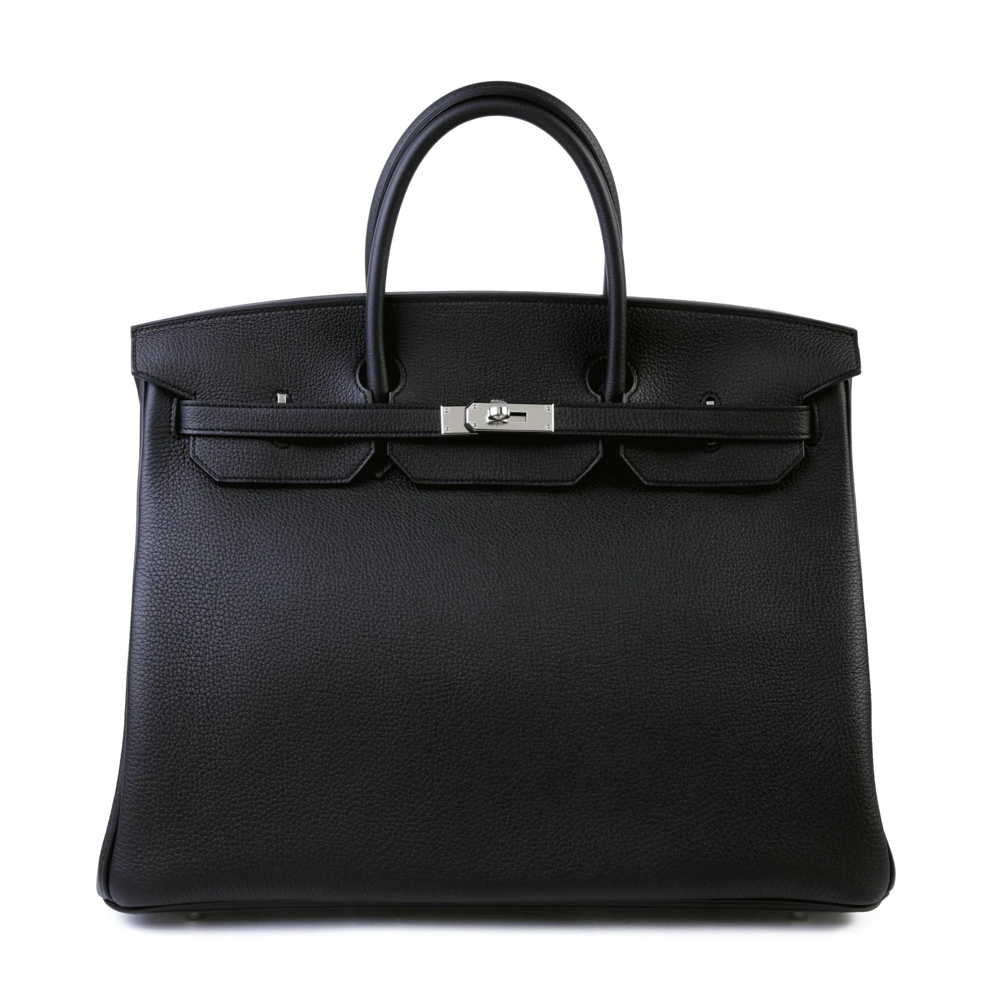 全新 HERMÈS 愛馬仕 Birkin 40 89 黑色 Noir (Black) Togo小牛皮 銀扣 K刻 2025年 - 1