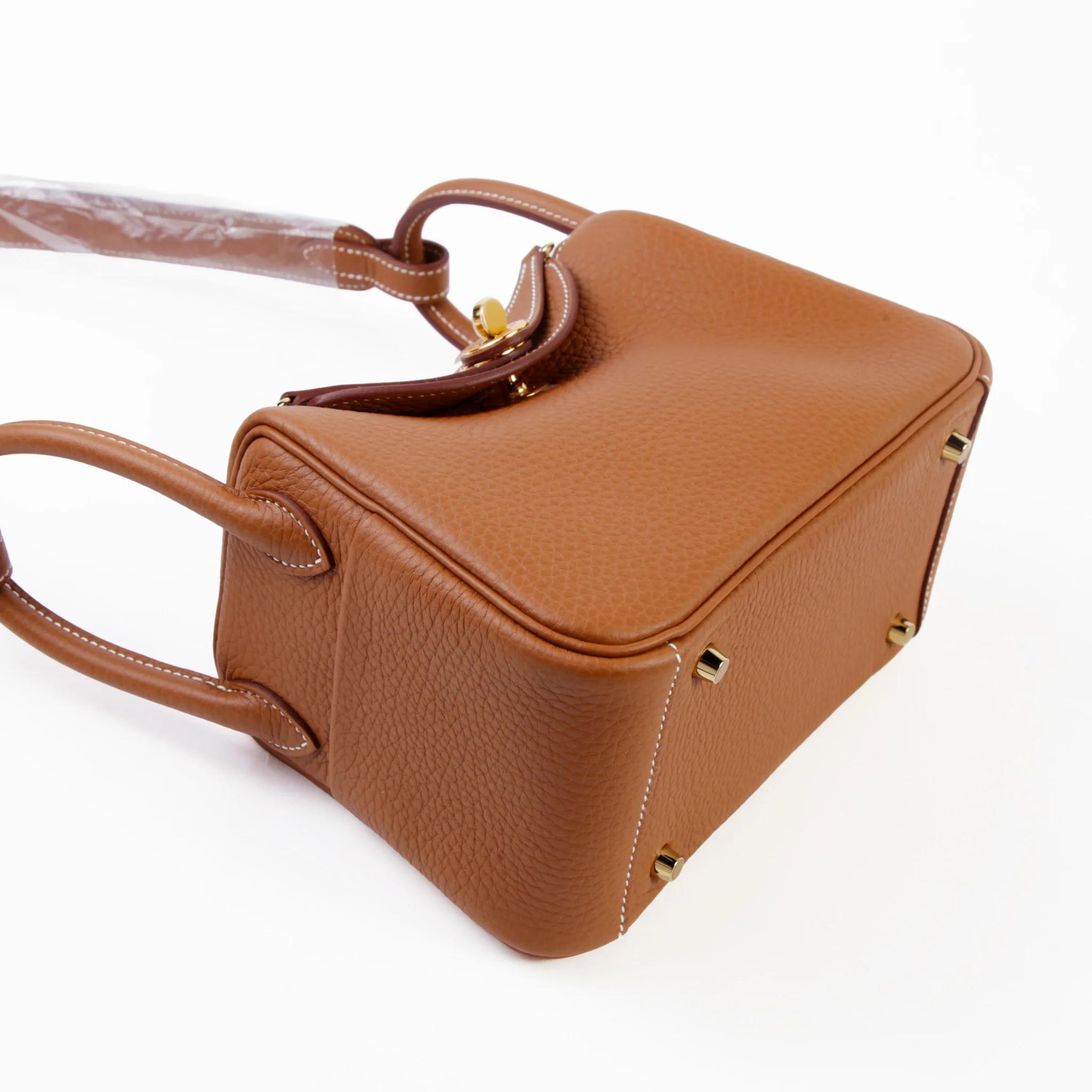 ランク N 新品 HERMÈS エルメス ミニリンディ2 ゴールド (37) トリヨン ゴールド金具 K刻印 (2025) - 4