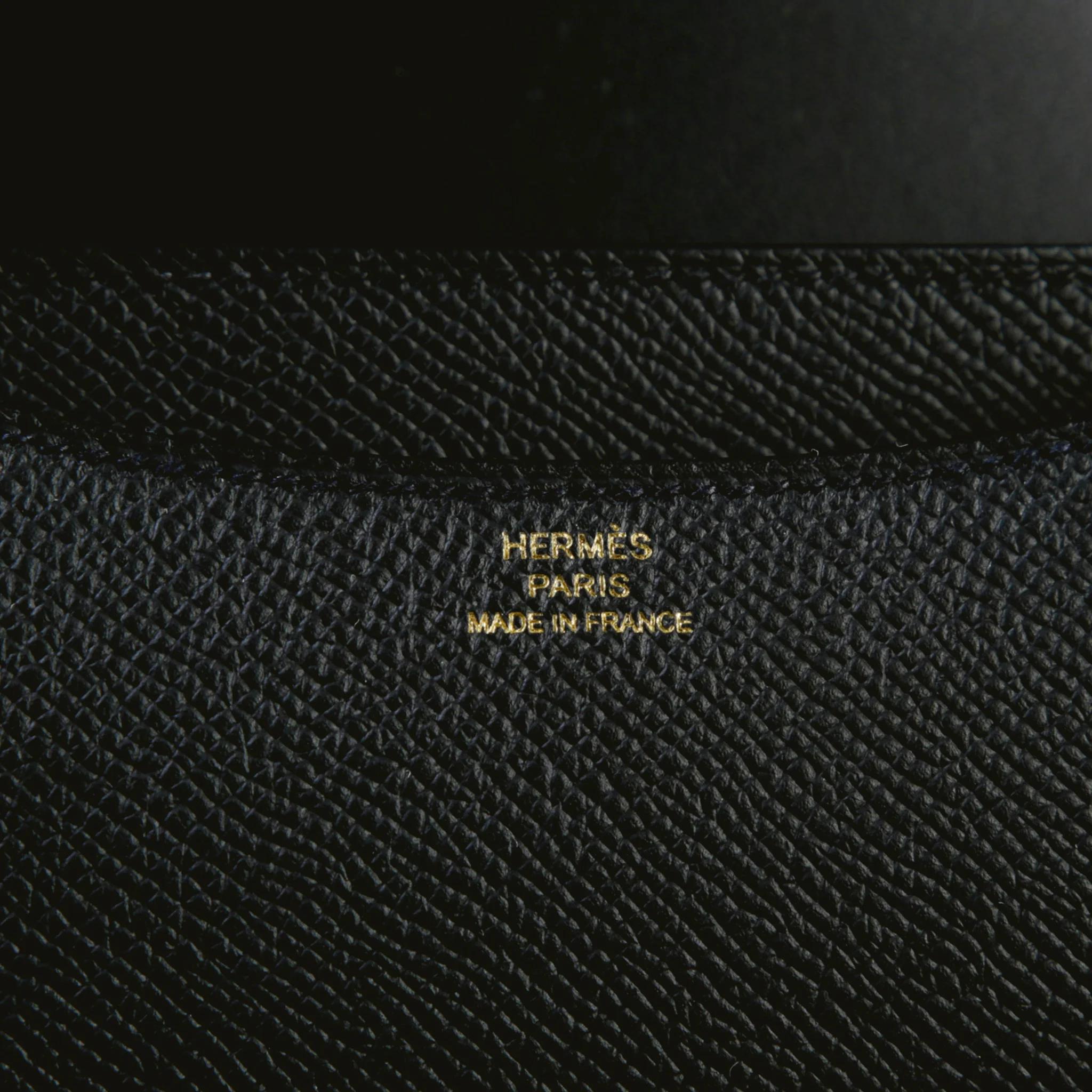 全新 HERMÈS 爱马仕 Constance 康康 Mini 19 89 黑色 Noir (Black) Epsom牛皮 金扣 G刻 2026年 - 9