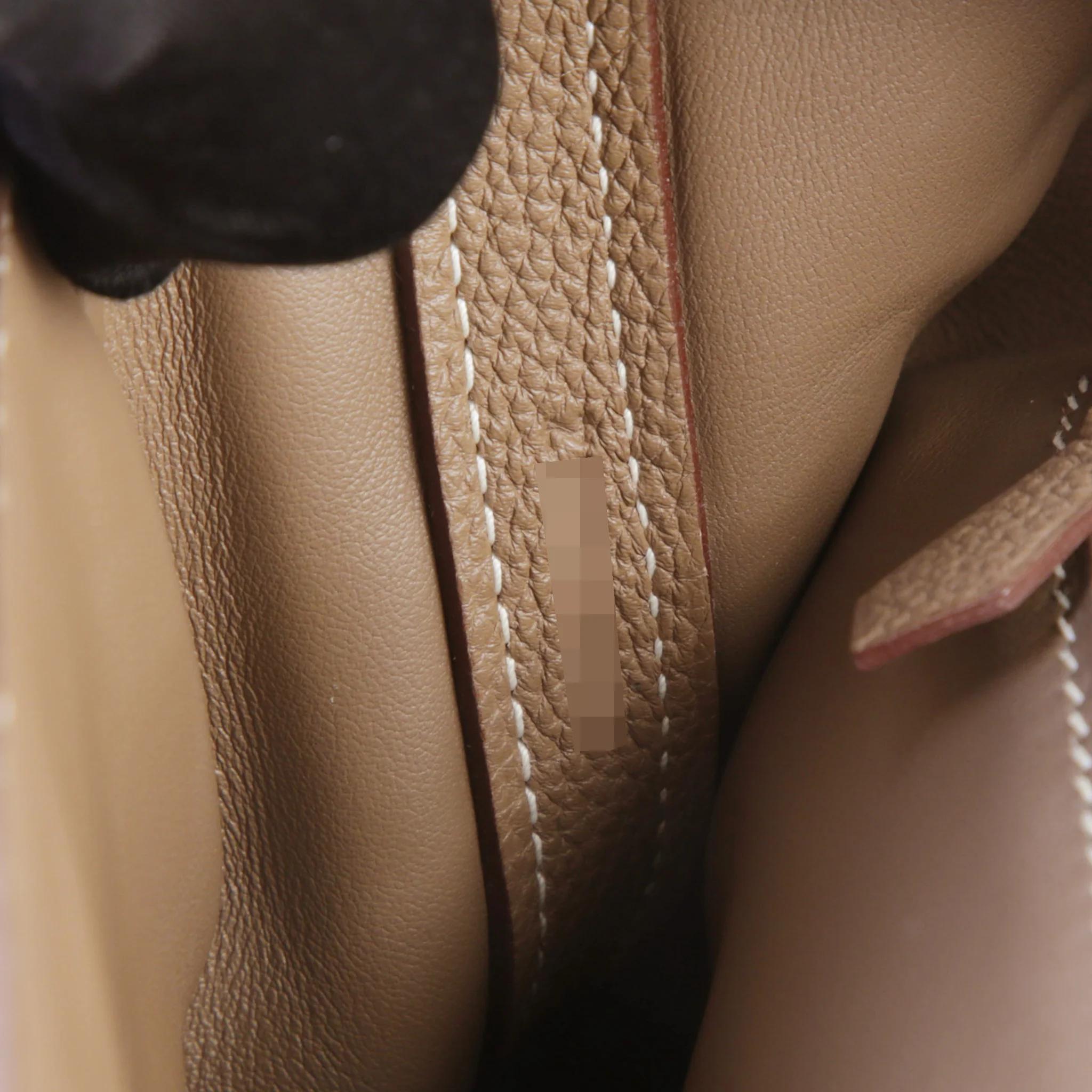 Very Good ( Rank A) HERMÈS 24/24 - 29 Etoupe (18) Swift Togo Palladium hardware Z (2021) - 14
