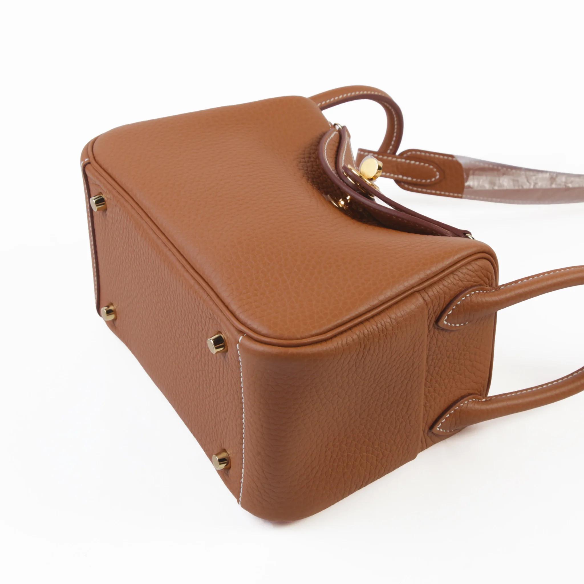 ランク N 新品 HERMÈS エルメス ミニリンディ2 ゴールド (37) トリヨン ゴールド金具 K刻印 (2025) - 5